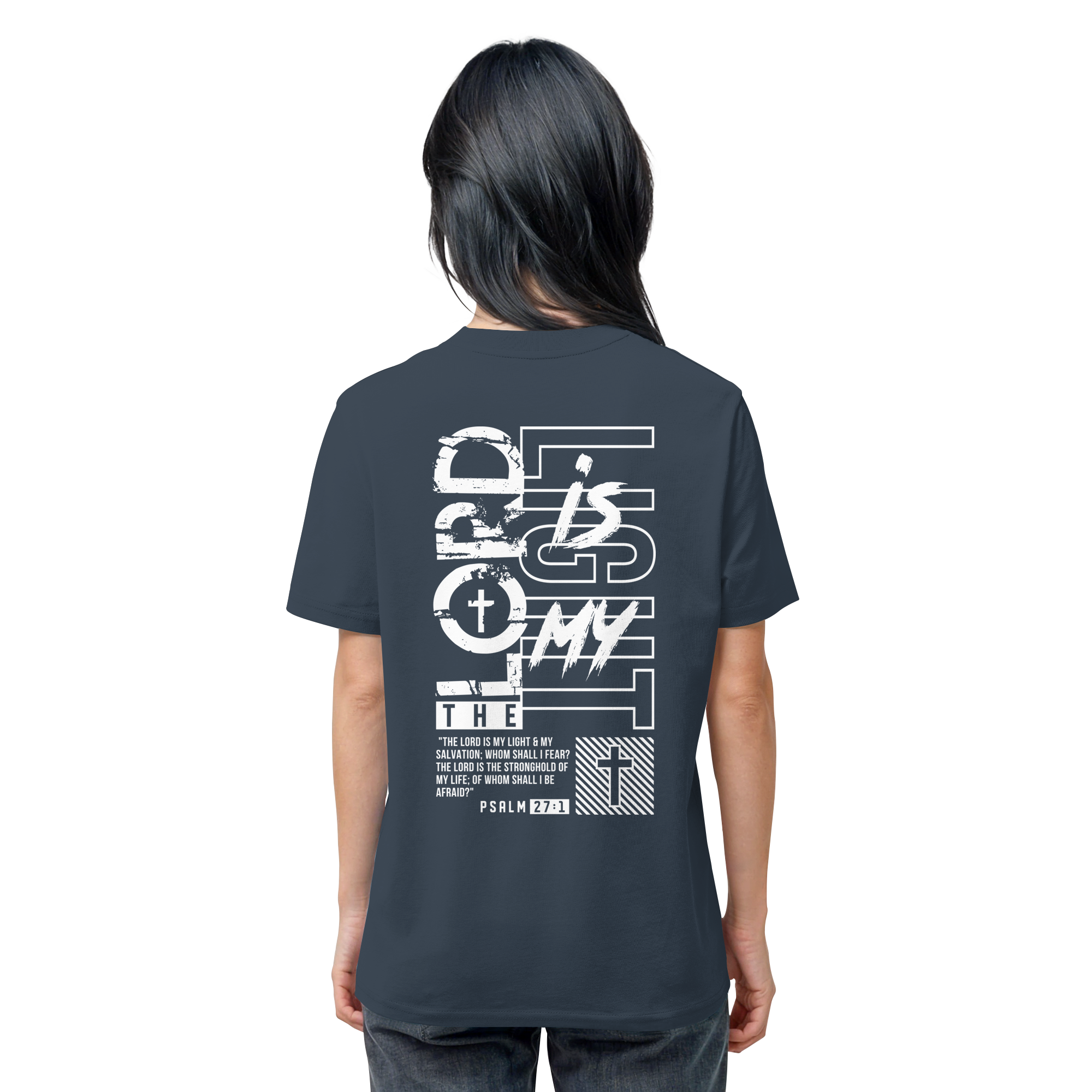 THE LORD IS MY LIGHT - T-Shirt Bio Baumwolle