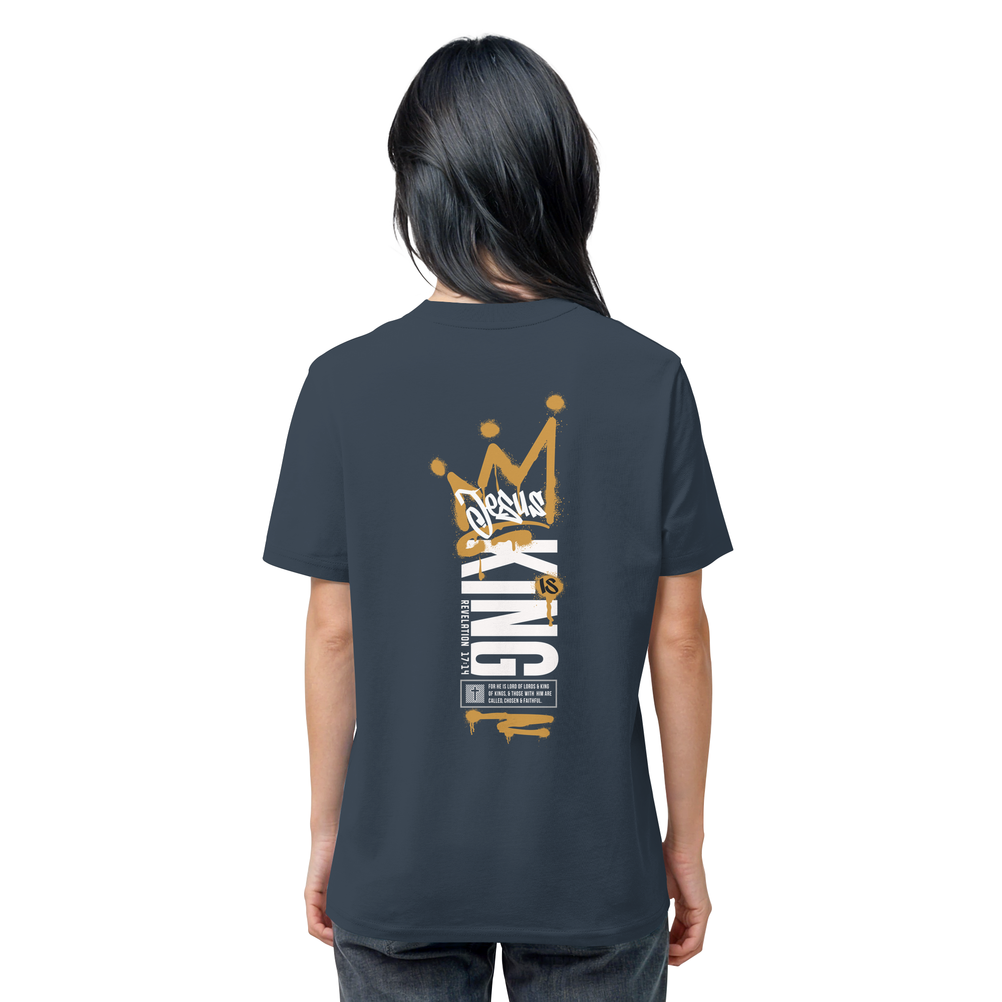 JESUS IS KING - T-Shirt Bio Baumwolle