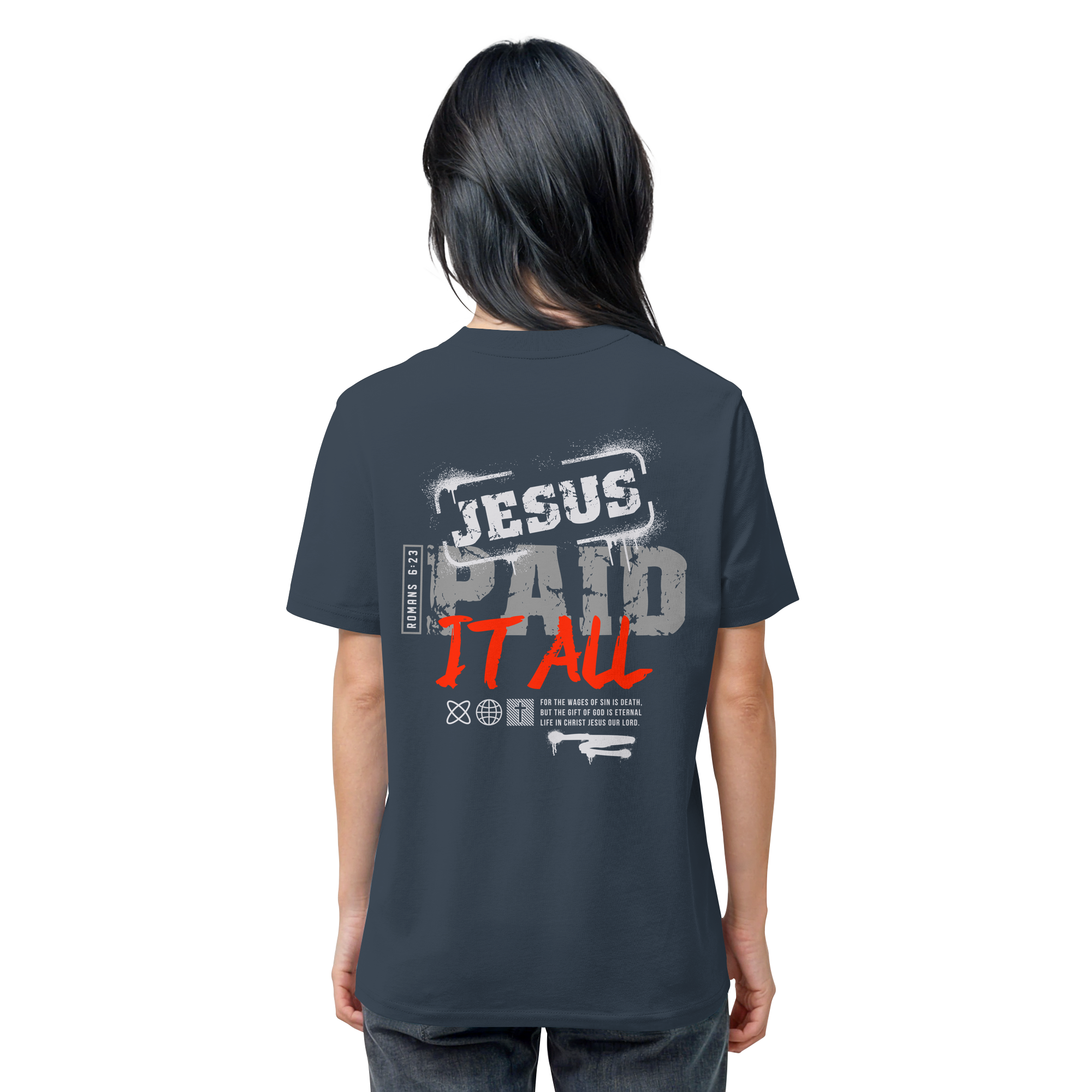 JESUS PAID ALL - T-Shirt Bio Baumwolle