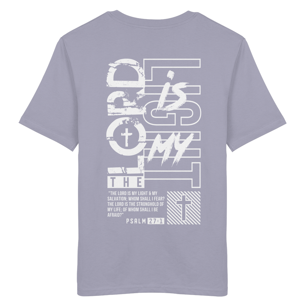 THE LORD IS MY LIGHT - T-Shirt Bio Baumwolle