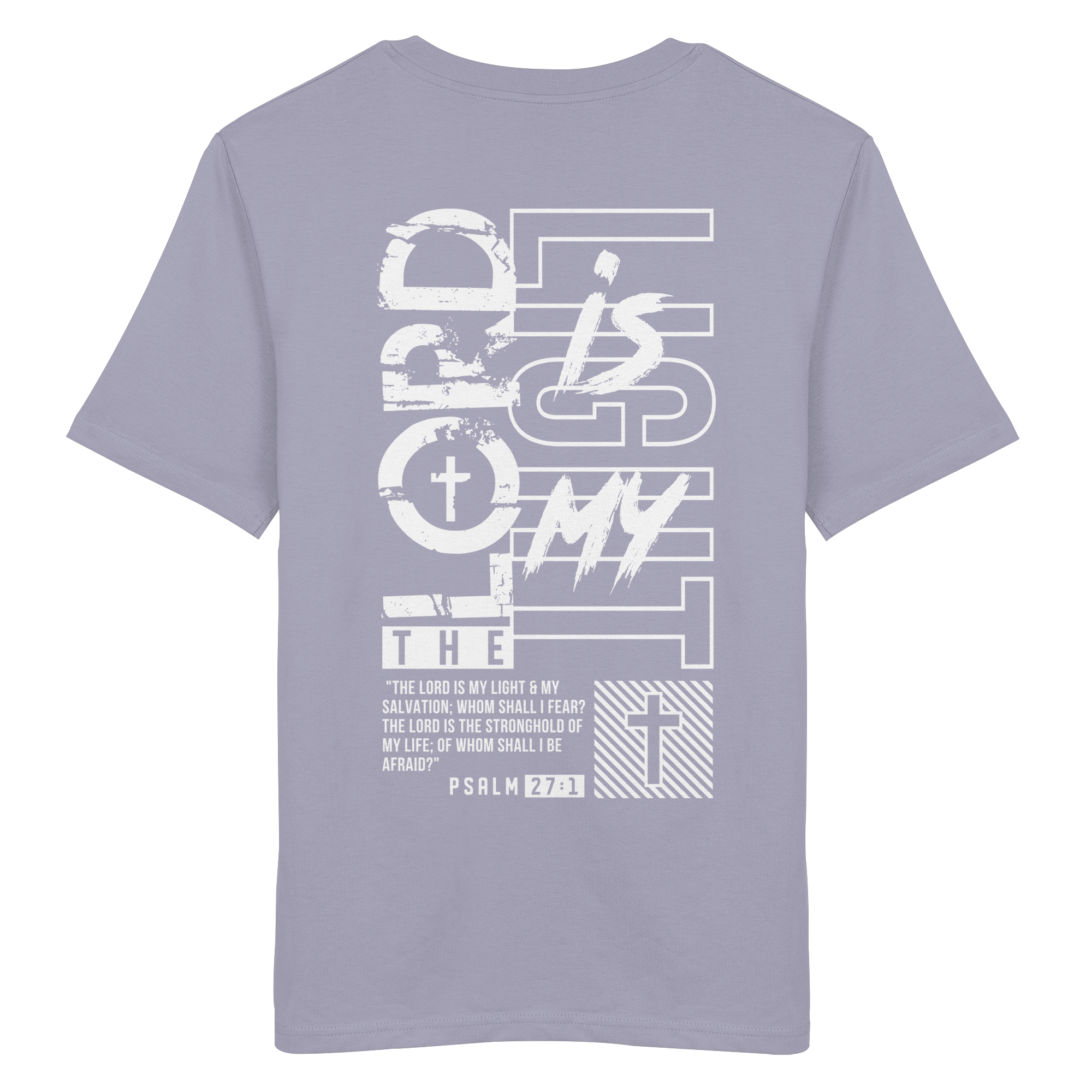 THE LORD IS MY LIGHT - T-Shirt Bio Baumwolle