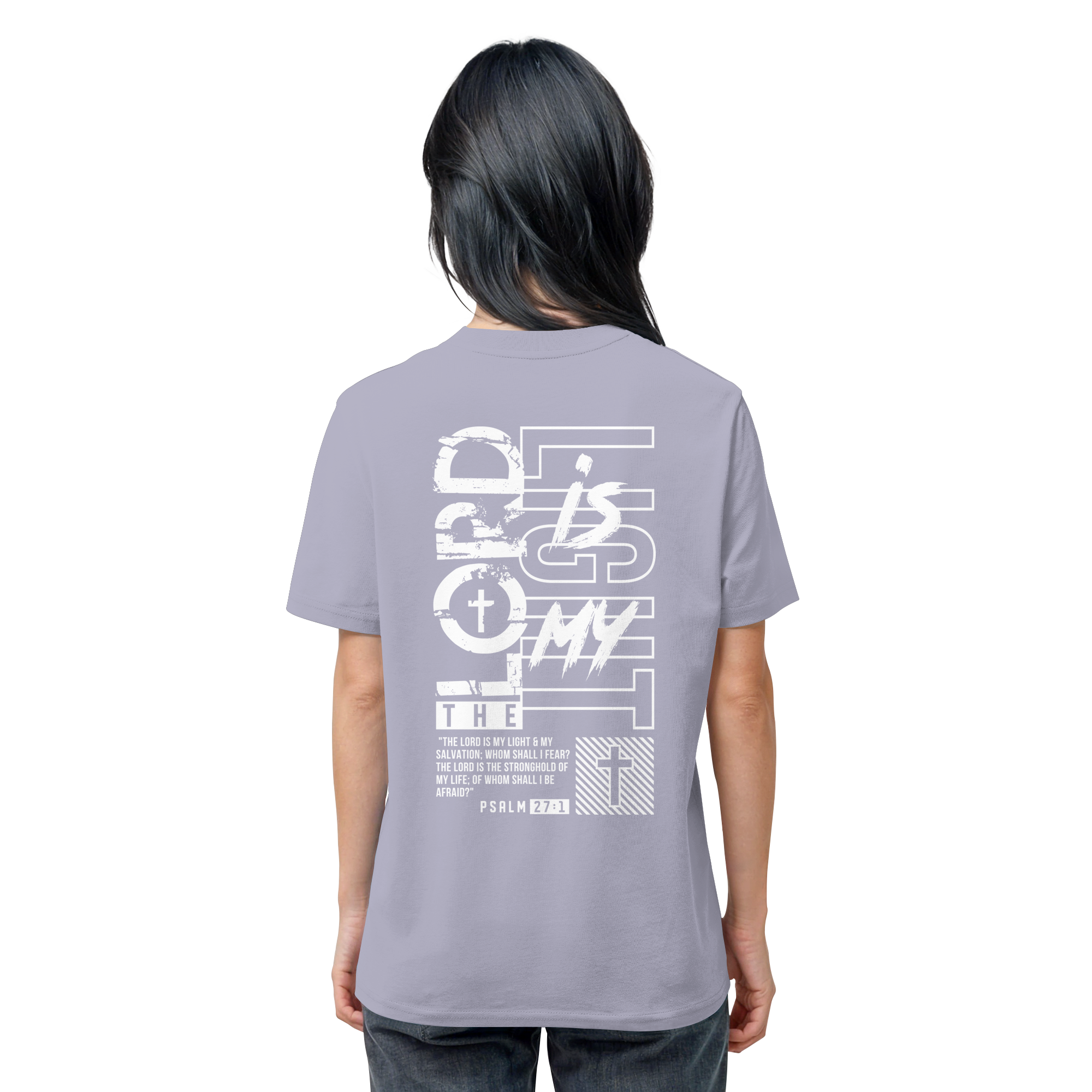 THE LORD IS MY LIGHT - T-Shirt Bio Baumwolle