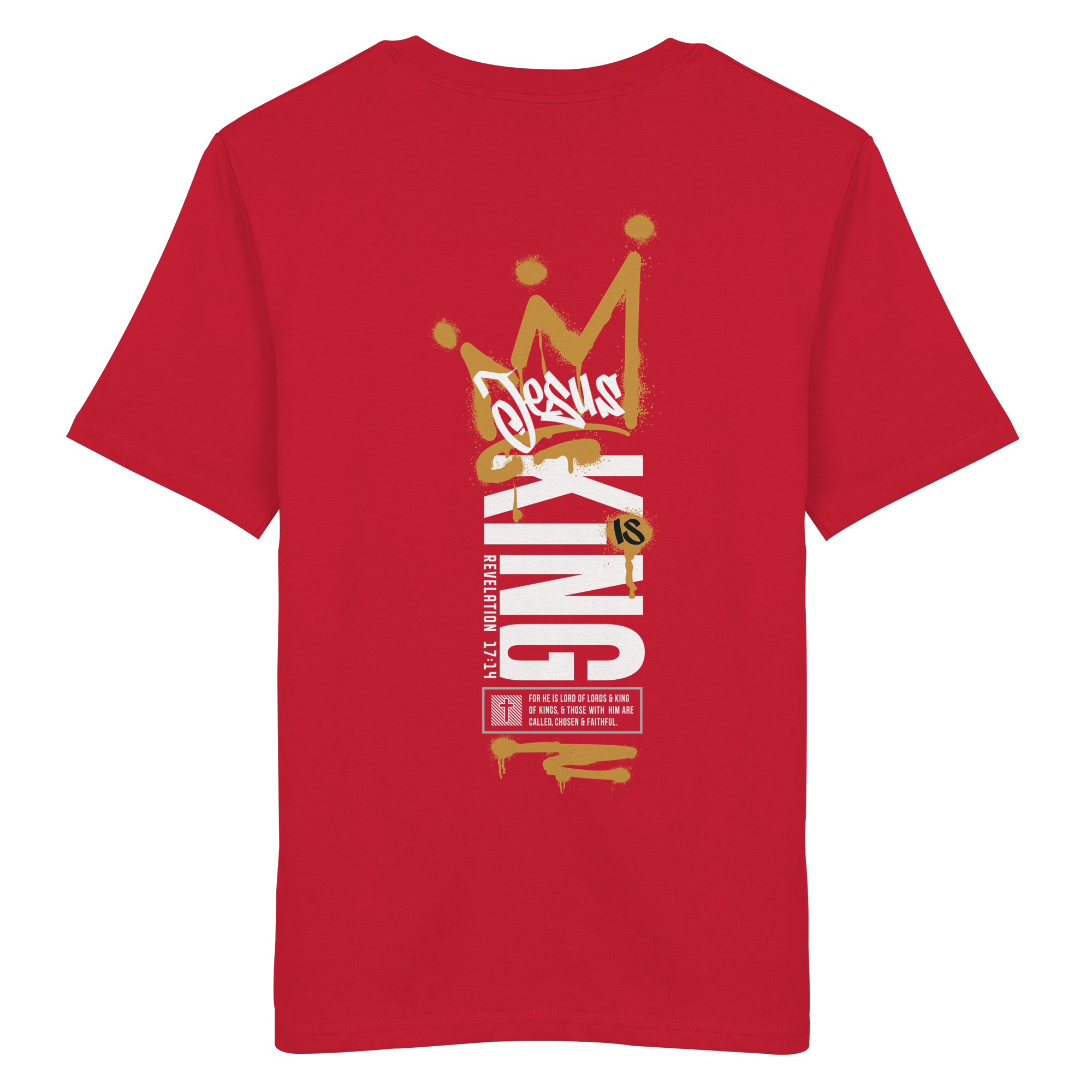 JESUS IS KING - T-Shirt Bio Baumwolle