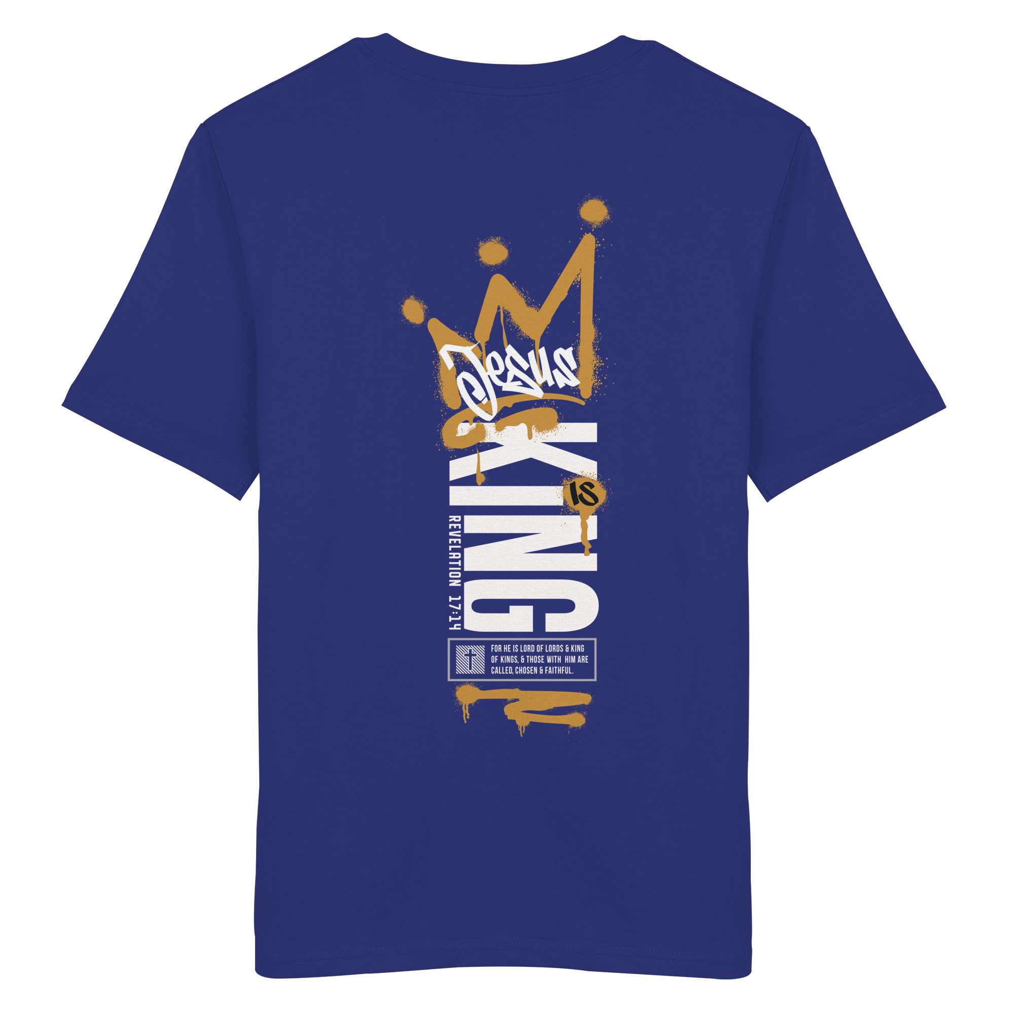 JESUS IS KING - T-Shirt Bio Baumwolle