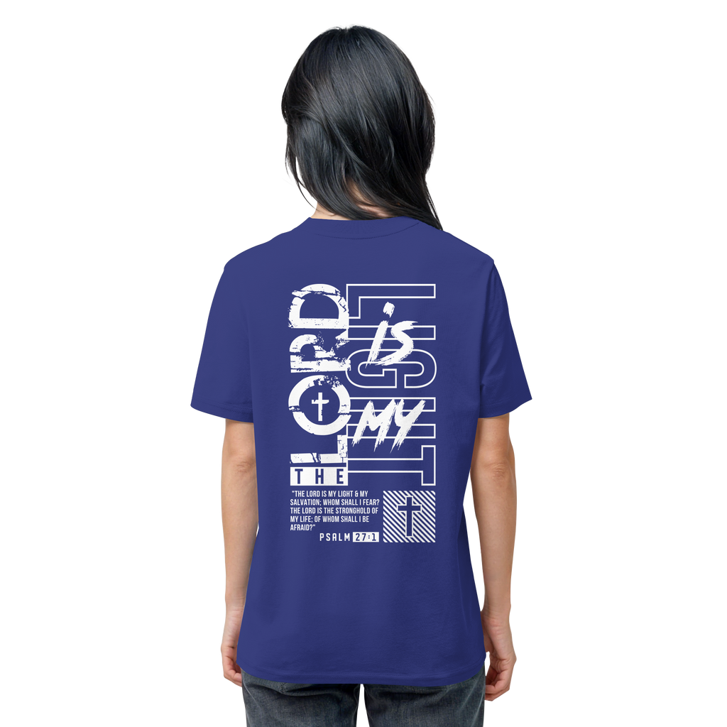 THE LORD IS MY LIGHT - T-Shirt Bio Baumwolle