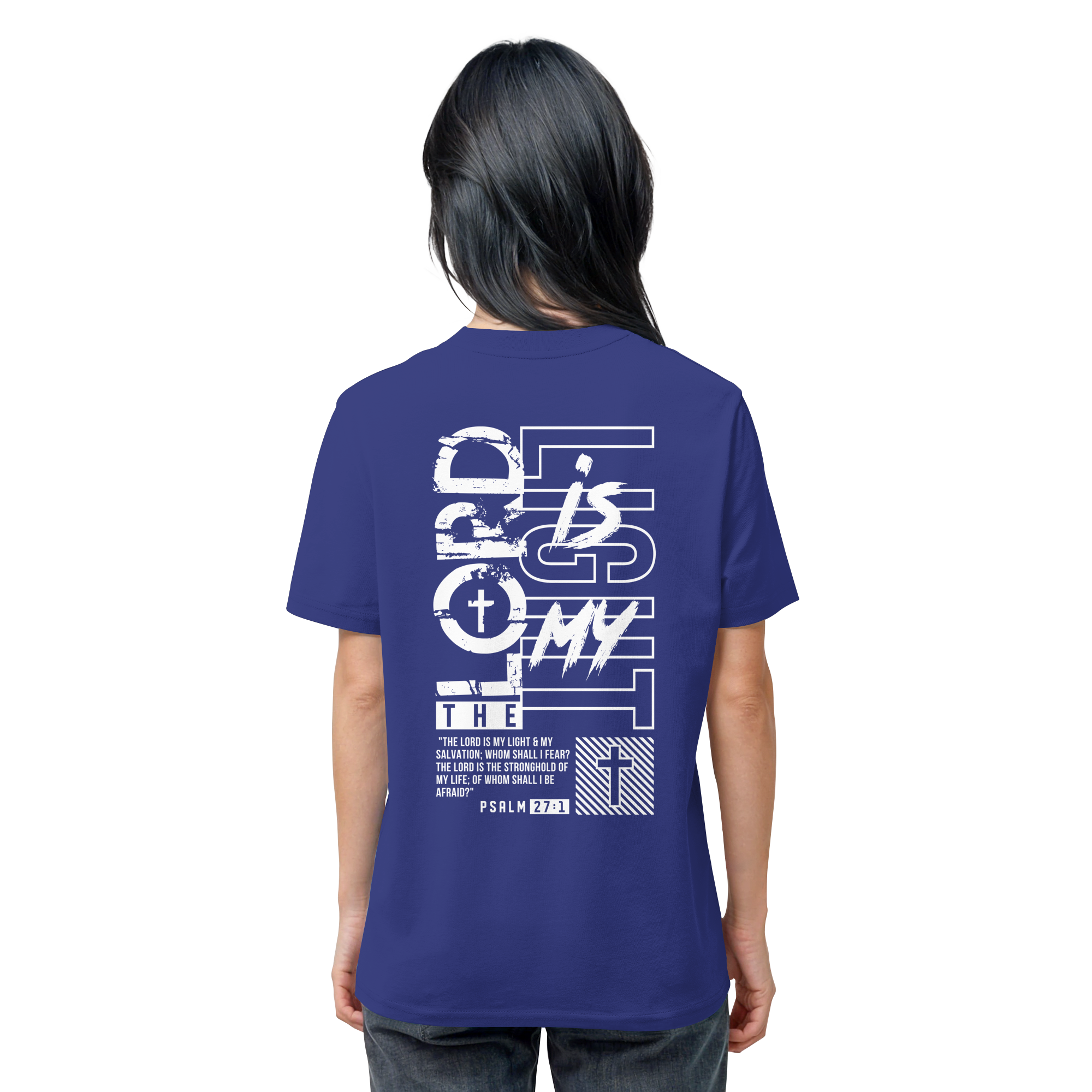 THE LORD IS MY LIGHT - T-Shirt Bio Baumwolle