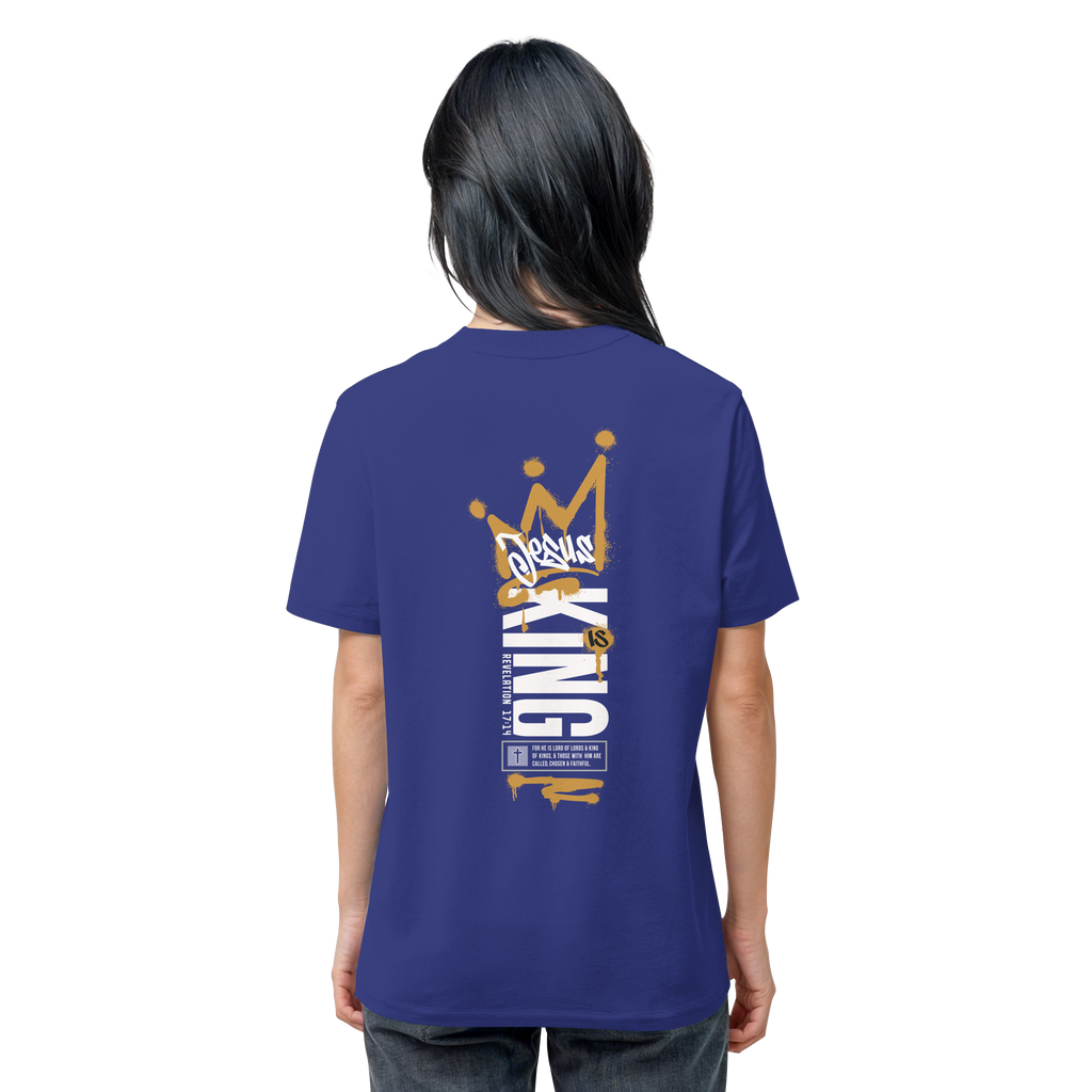 JESUS IS KING - T-Shirt Bio Baumwolle