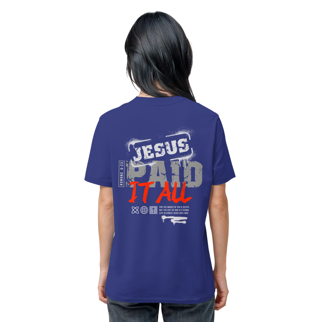JESUS PAID ALL - T-Shirt Bio Baumwolle
