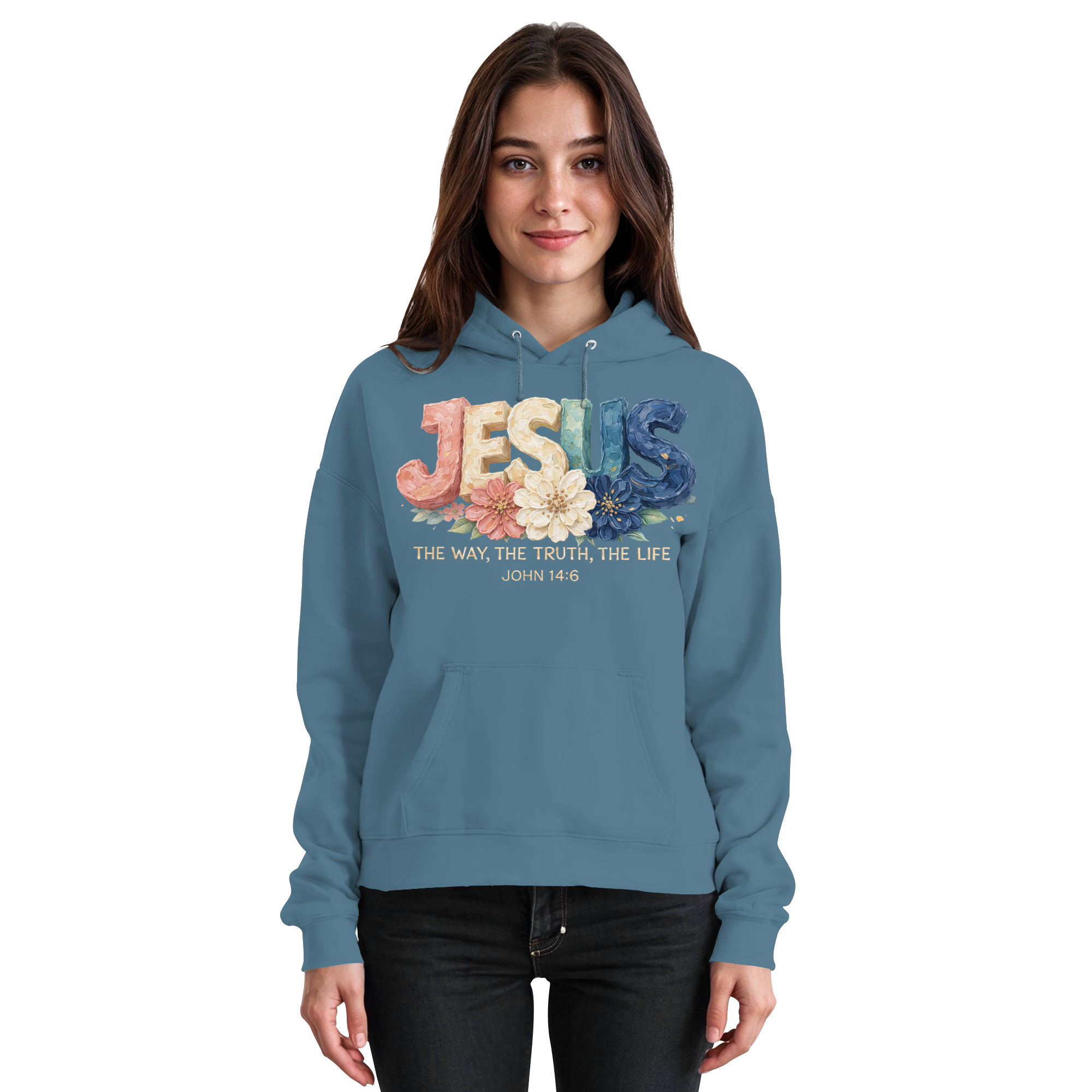 JESUS THE WAY THE TRUTH THE LIFE - Basic Unisex Hoodie