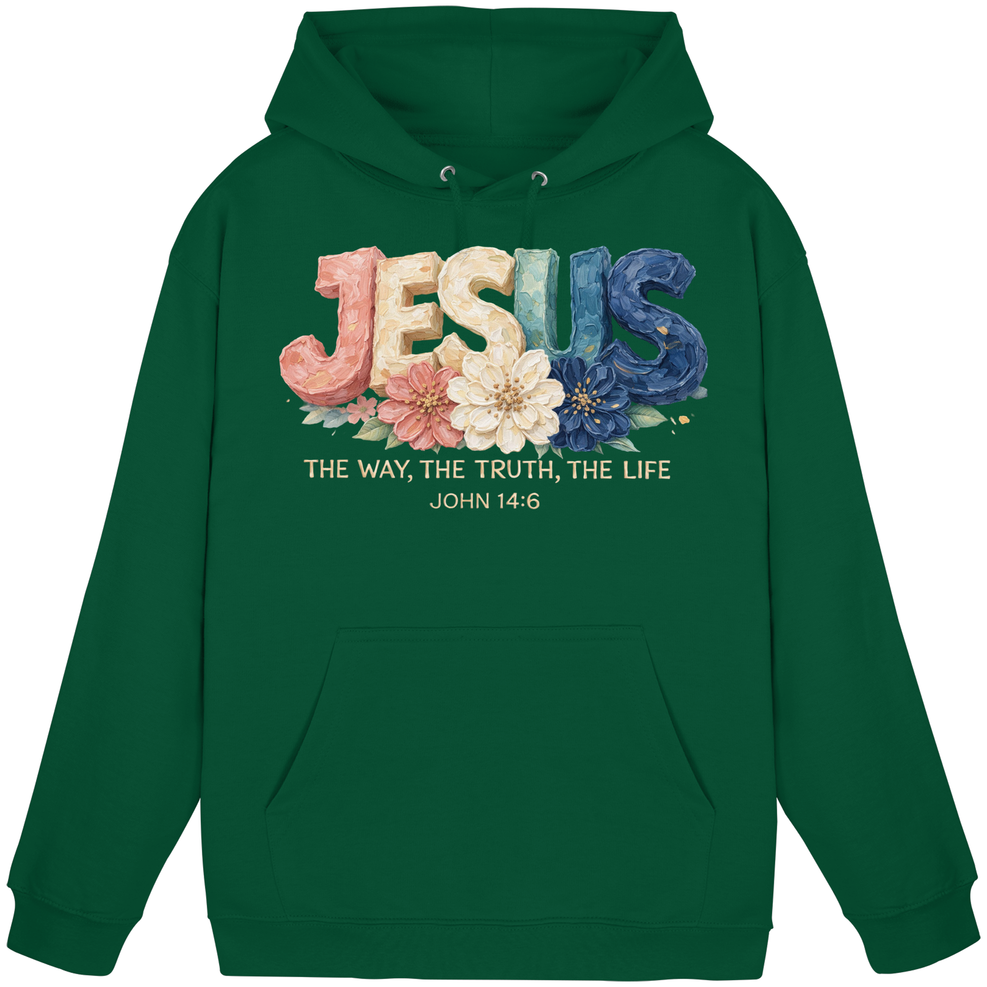 JESUS THE WAY THE TRUTH THE LIFE - Basic Unisex Hoodie