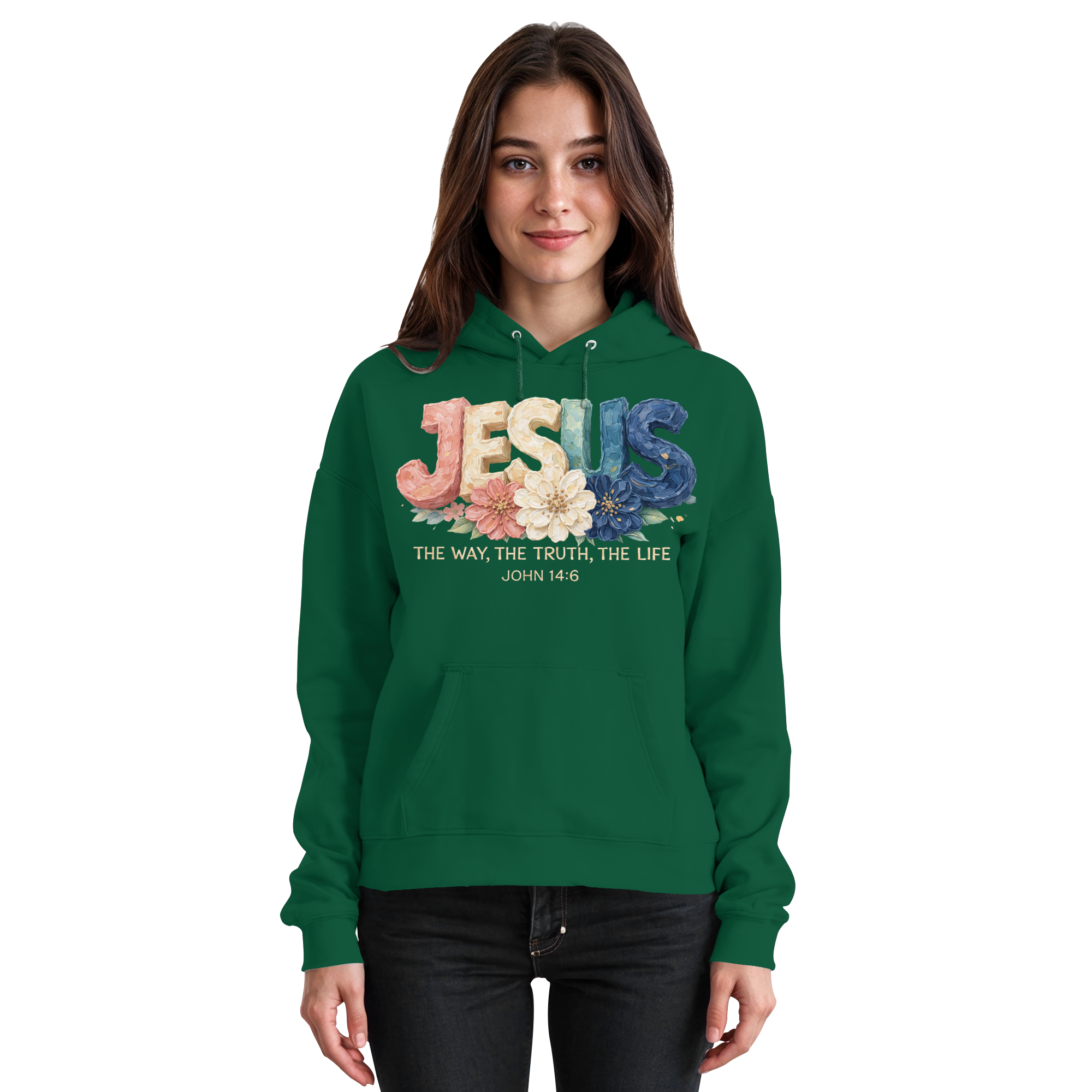JESUS THE WAY THE TRUTH THE LIFE - Basic Unisex Hoodie