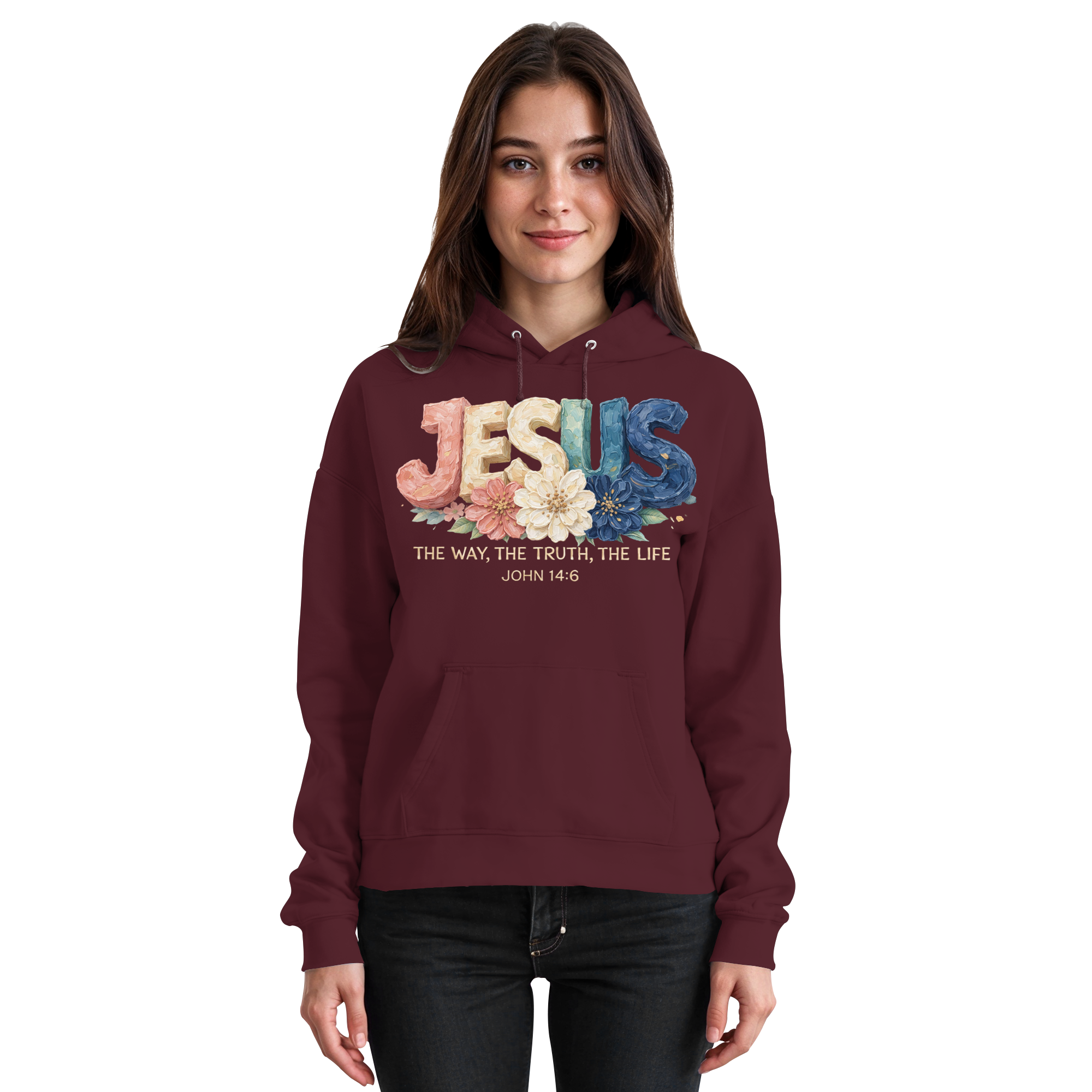 JESUS THE WAY THE TRUTH THE LIFE - Basic Unisex Hoodie