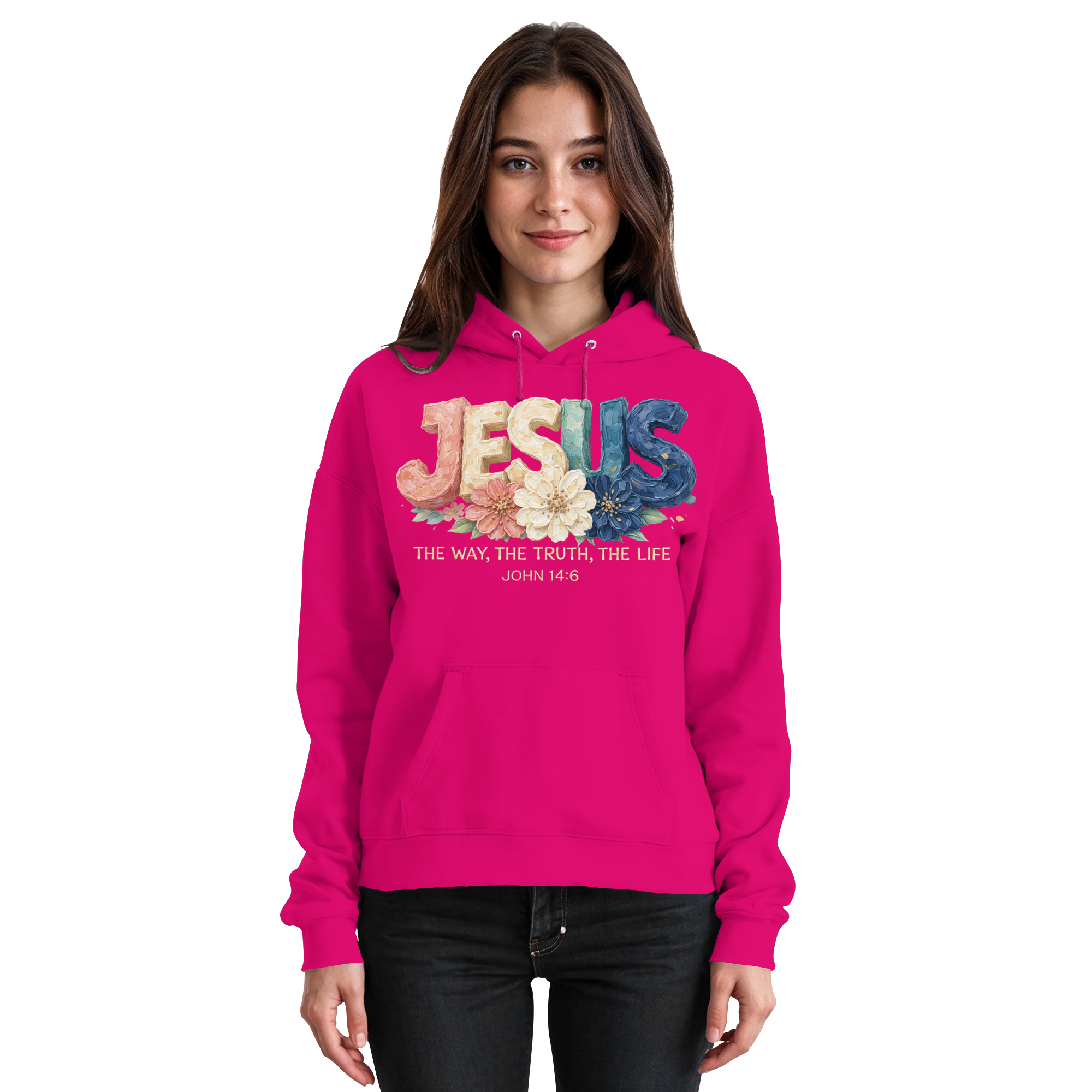 JESUS THE WAY THE TRUTH THE LIFE - Basic Unisex Hoodie
