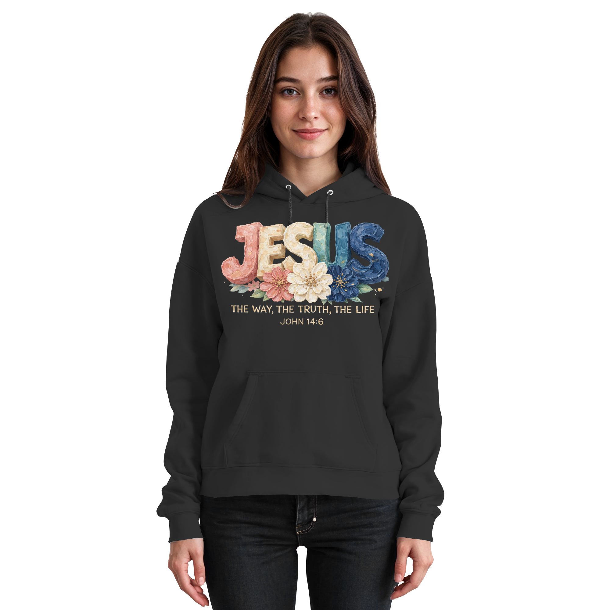 JESUS THE WAY THE TRUTH THE LIFE - Basic Unisex Hoodie