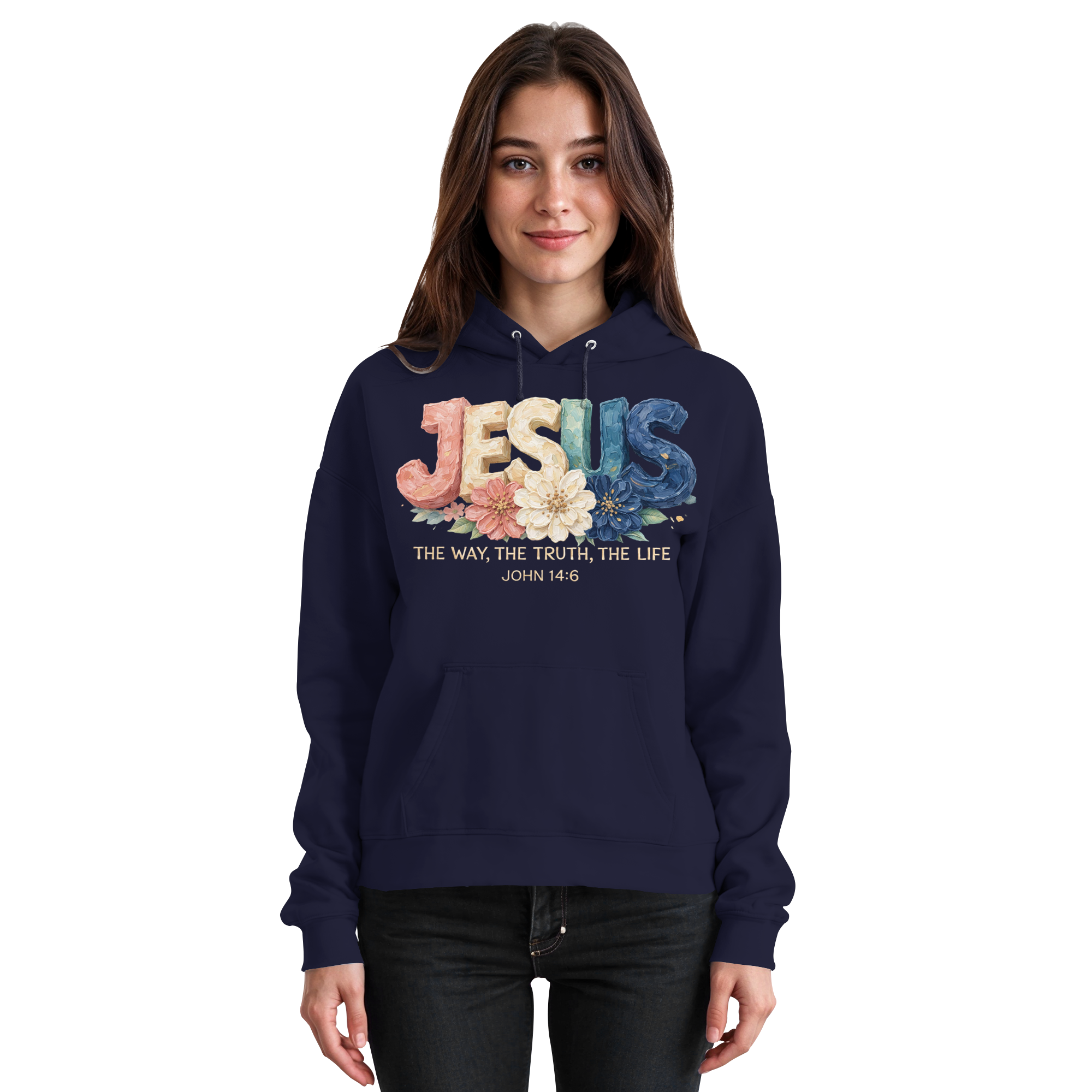 JESUS THE WAY THE TRUTH THE LIFE - Basic Unisex Hoodie