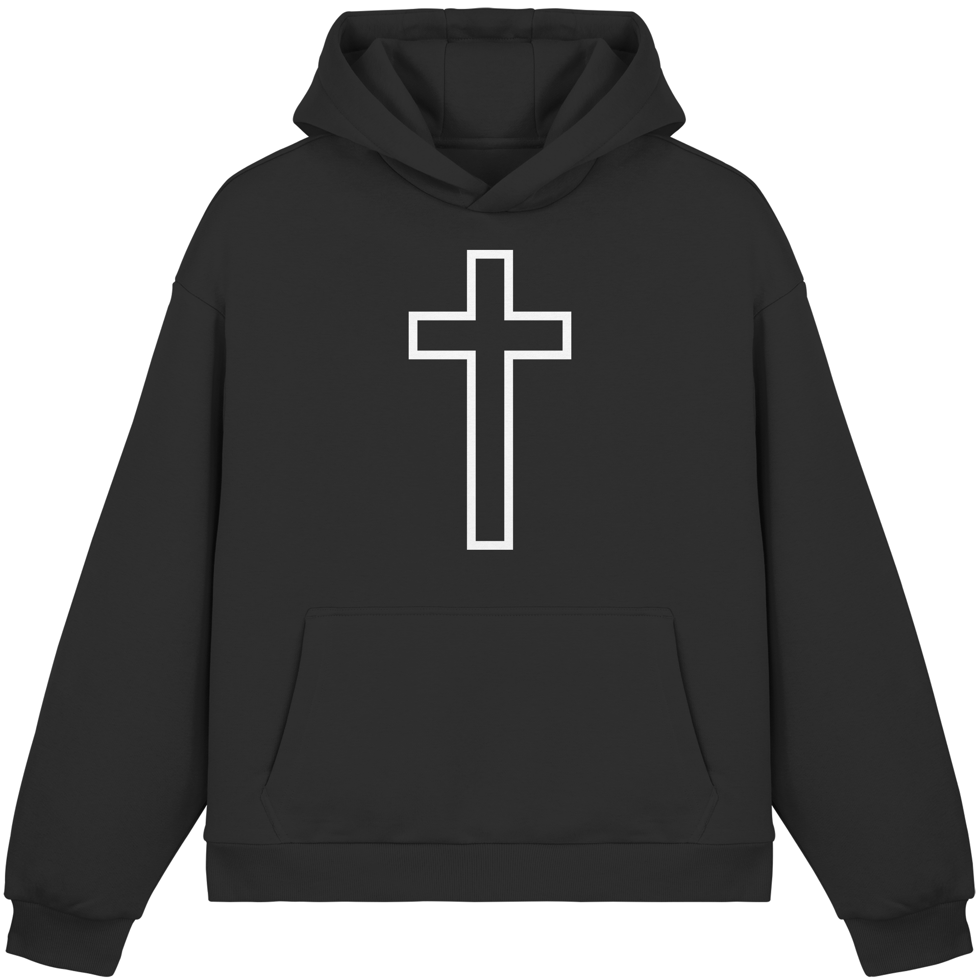 JESUS IS KING - Fluffy Boxcut Hoodie