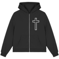 JESUS SAVED MY LIFE - Fluffy Boxcut Zipper