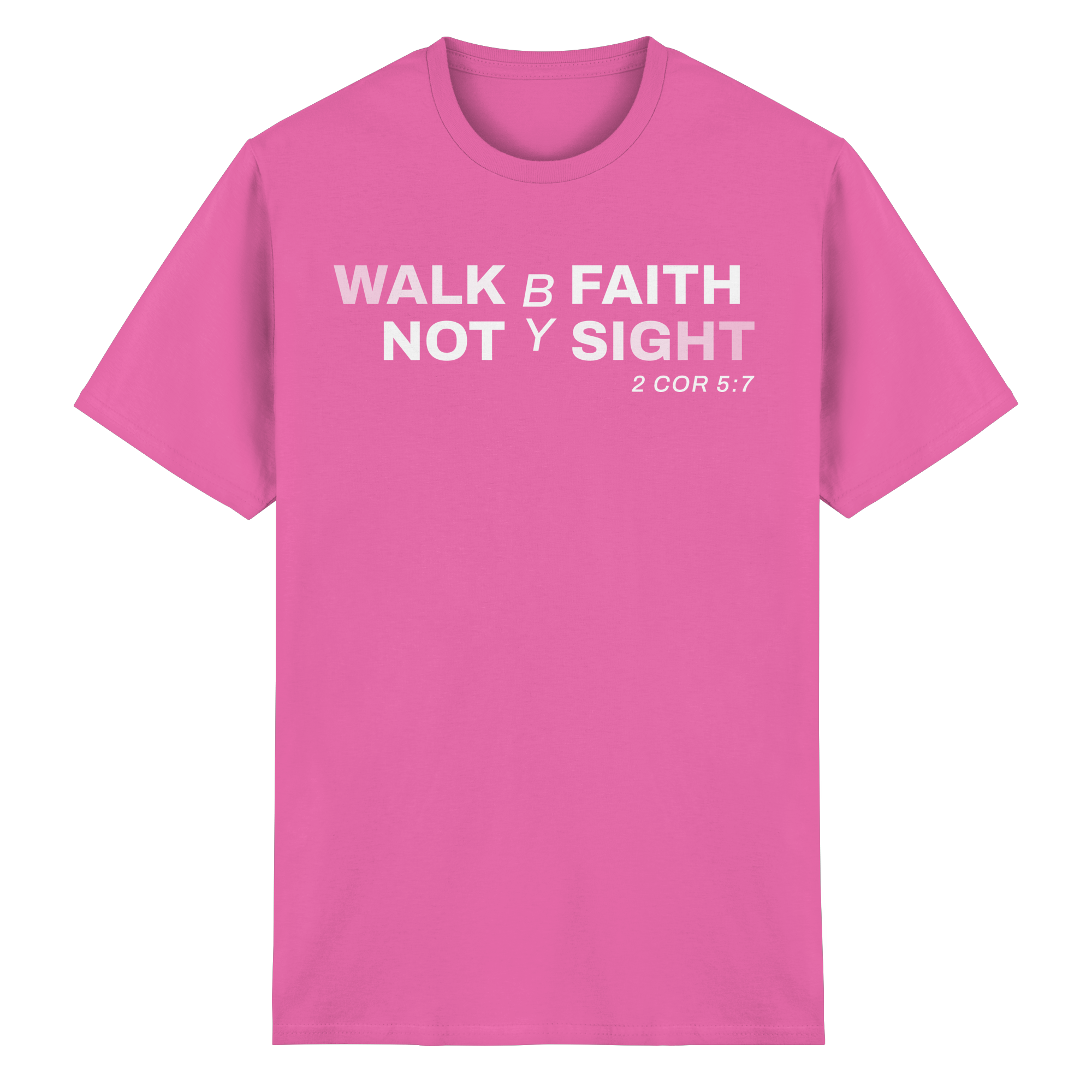 WALK BY FAITH - Heavy Cotton T-Shirt