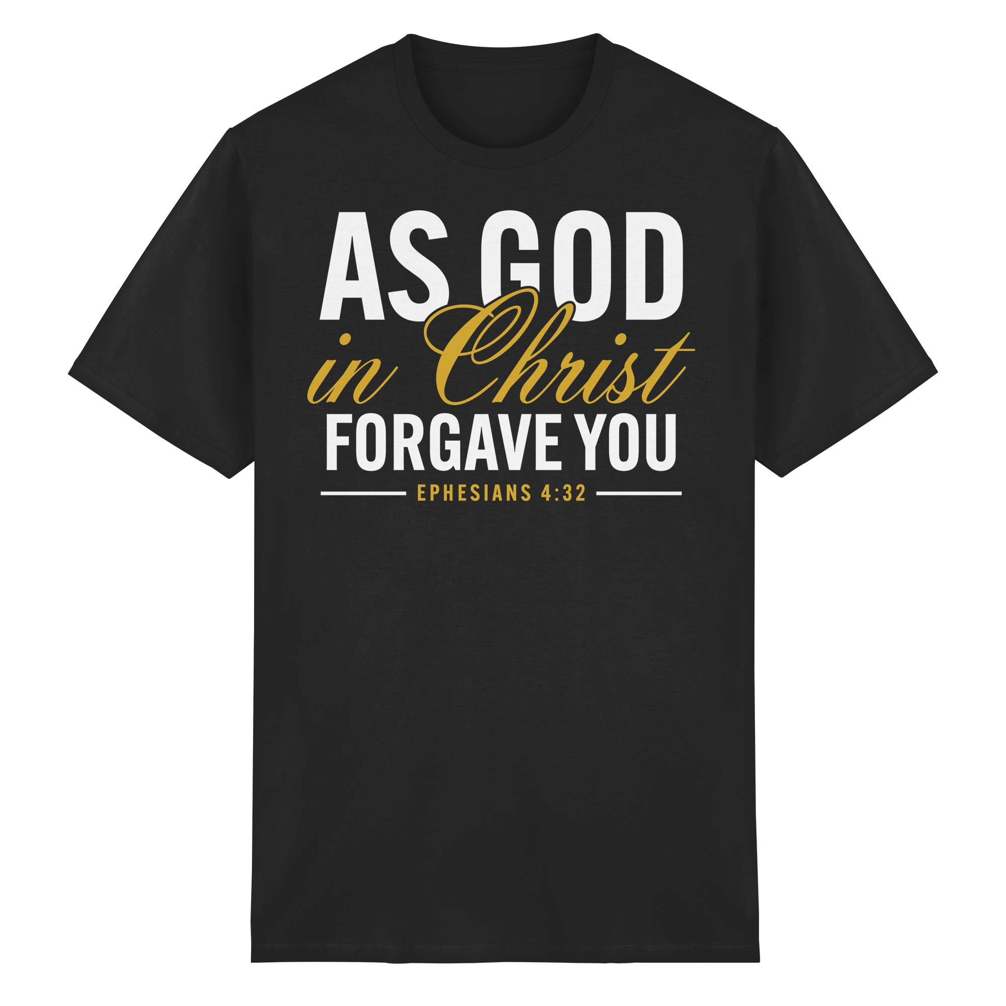 AS GOD IN CHRIST FORGAVE YOU - Heavy Cotton T-Shirt