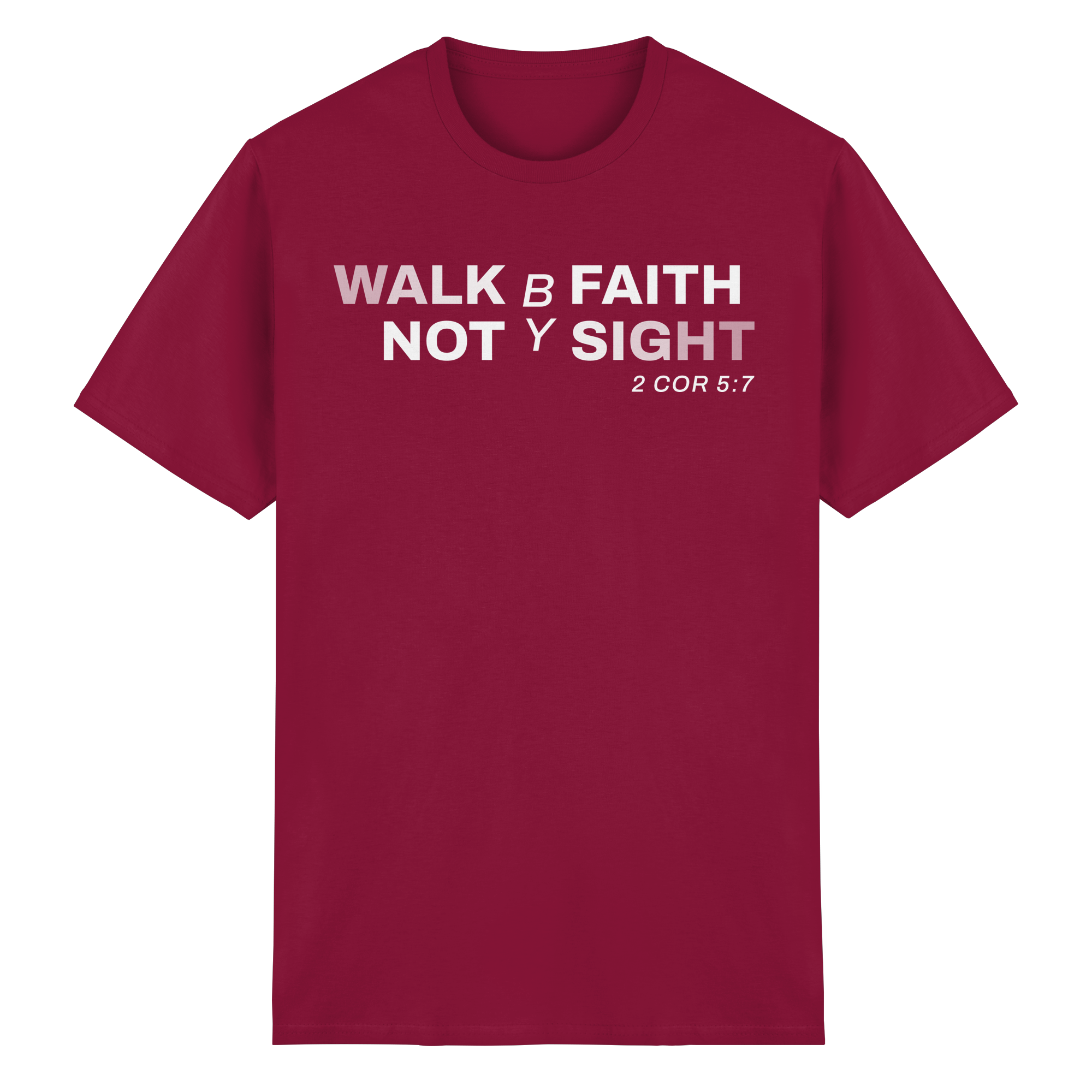 WALK BY FAITH - Heavy Cotton T-Shirt
