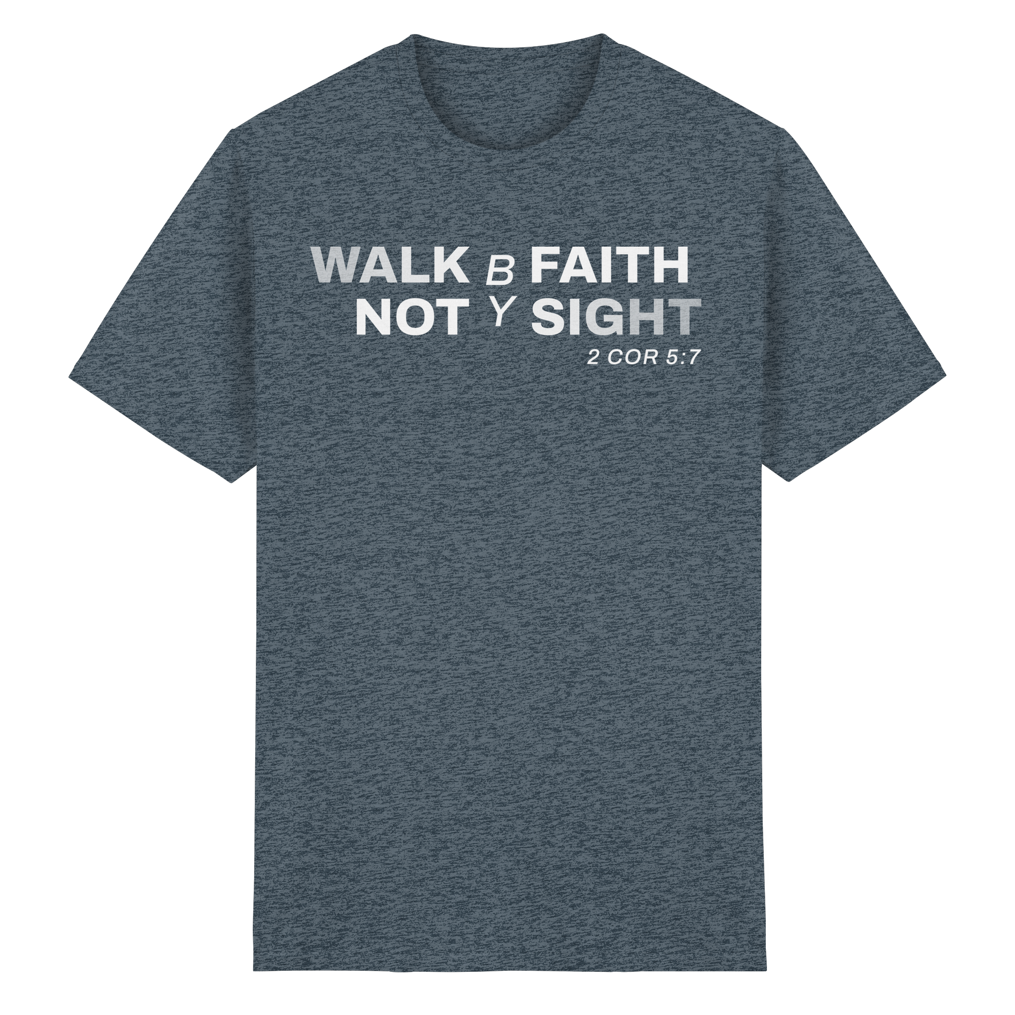 WALK BY FAITH - Heavy Cotton T-Shirt