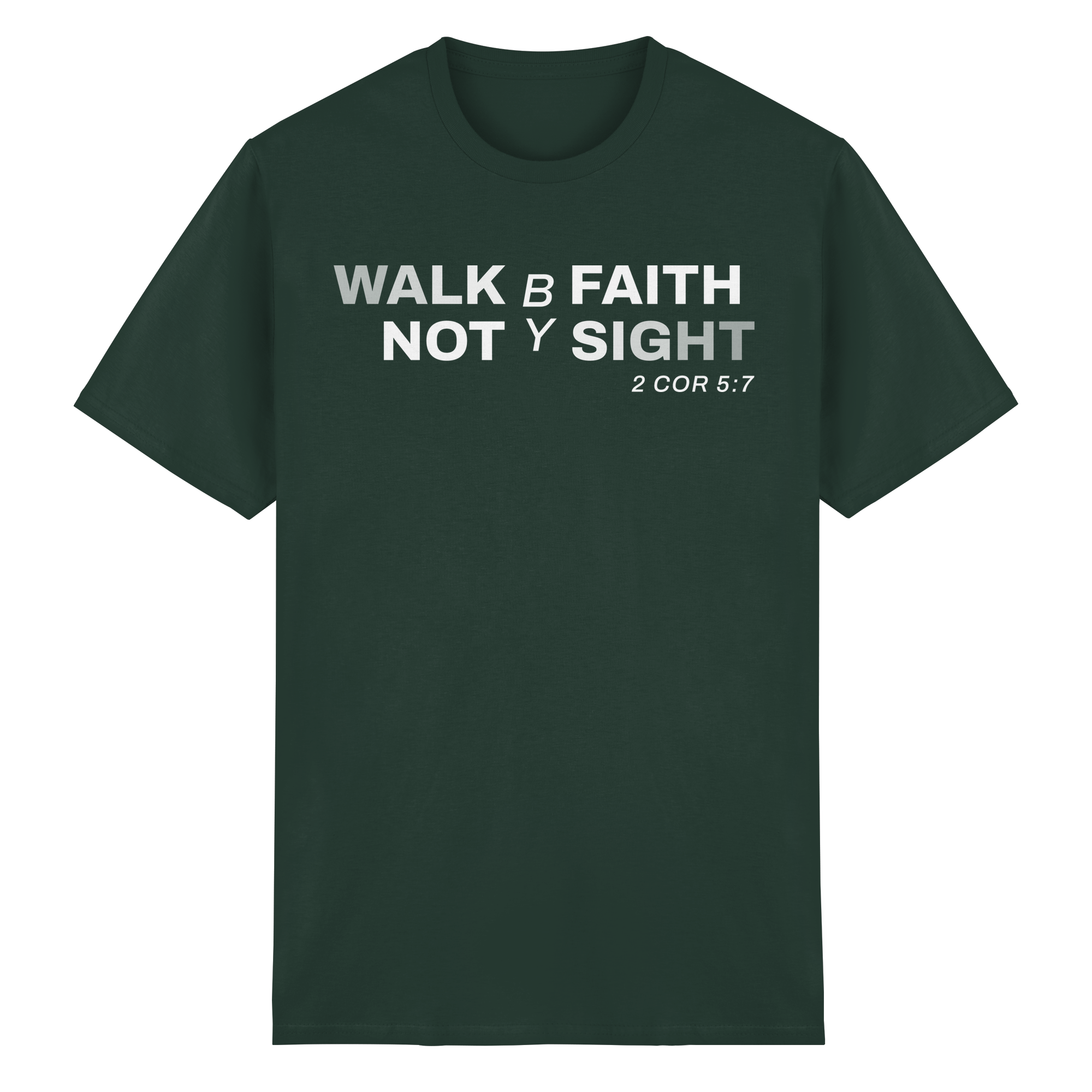 WALK BY FAITH - Heavy Cotton T-Shirt