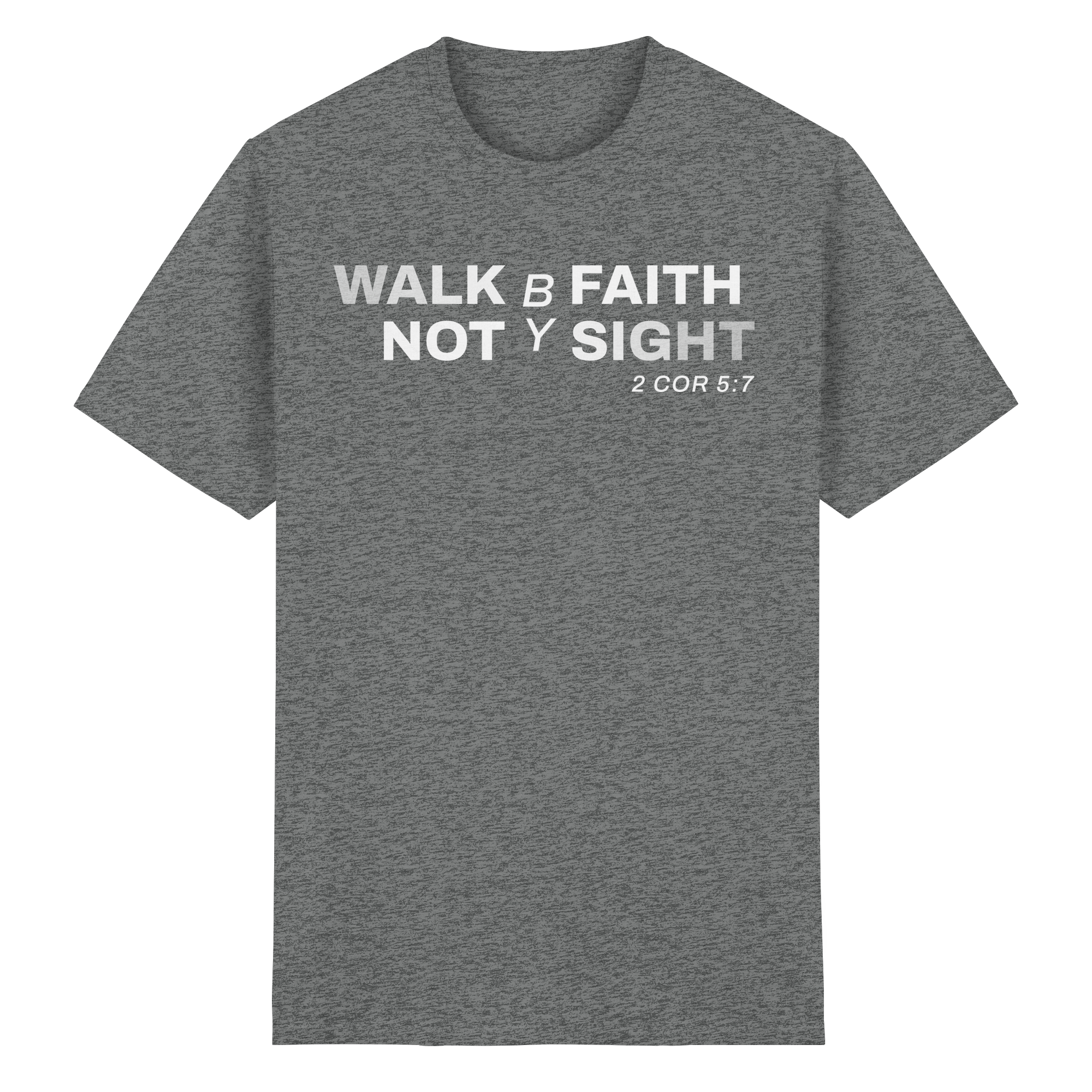 WALK BY FAITH - Heavy Cotton T-Shirt