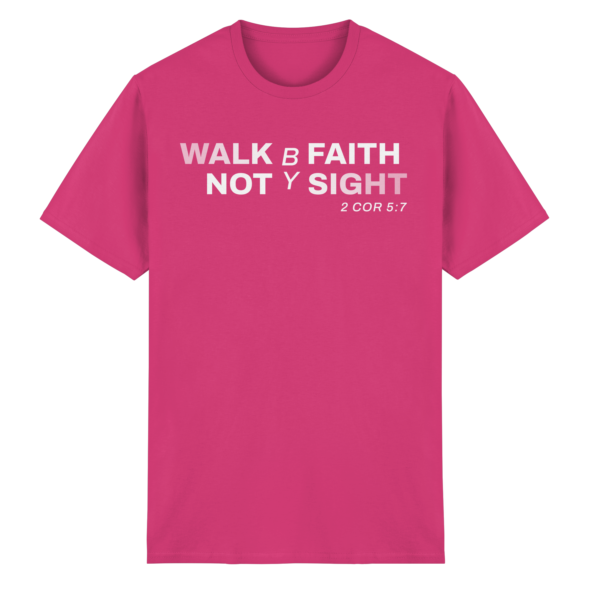 WALK BY FAITH - Heavy Cotton T-Shirt