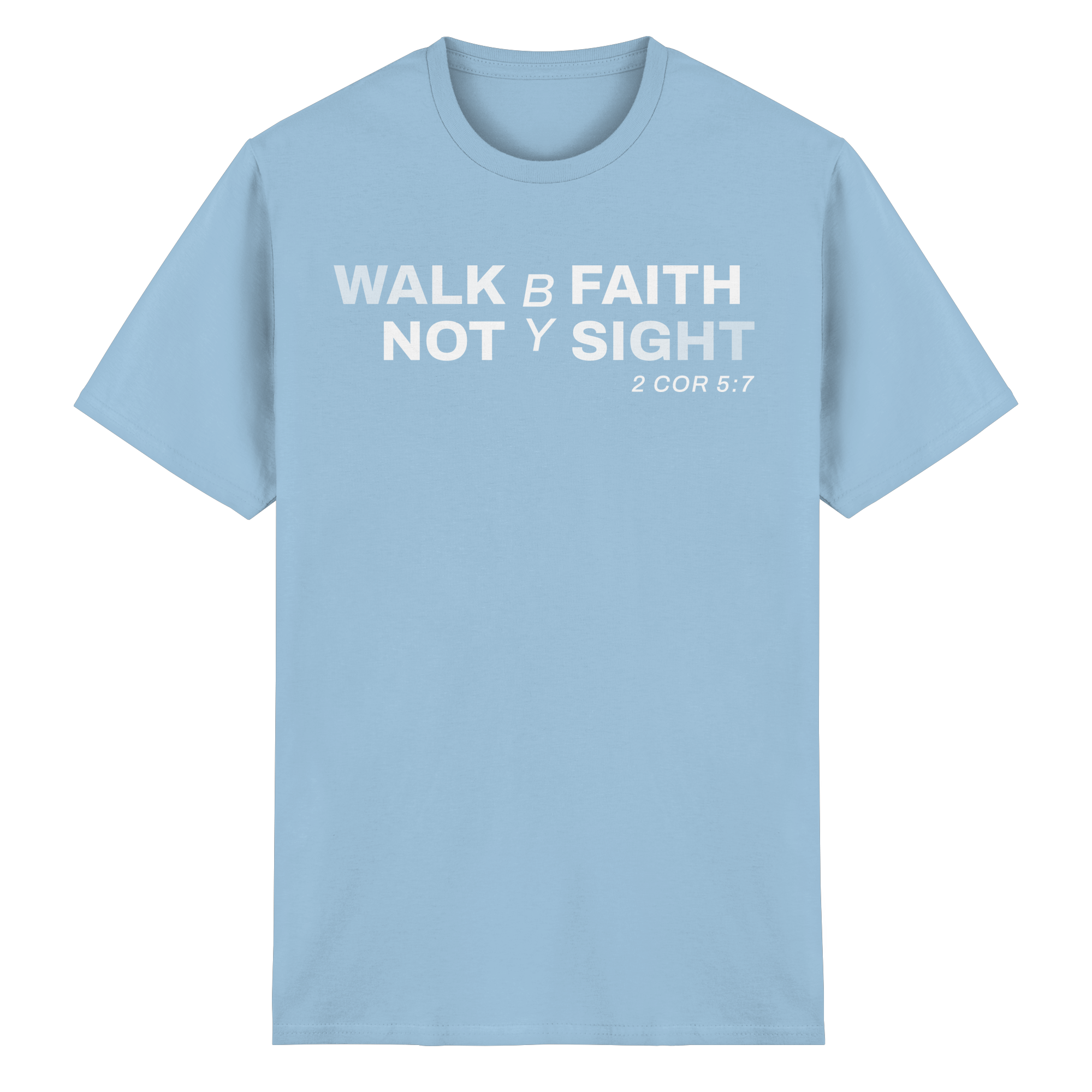WALK BY FAITH - Heavy Cotton T-Shirt