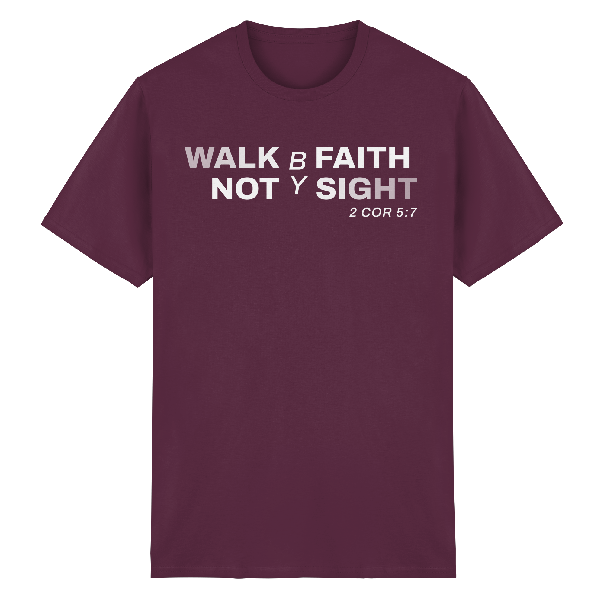 WALK BY FAITH - Heavy Cotton T-Shirt