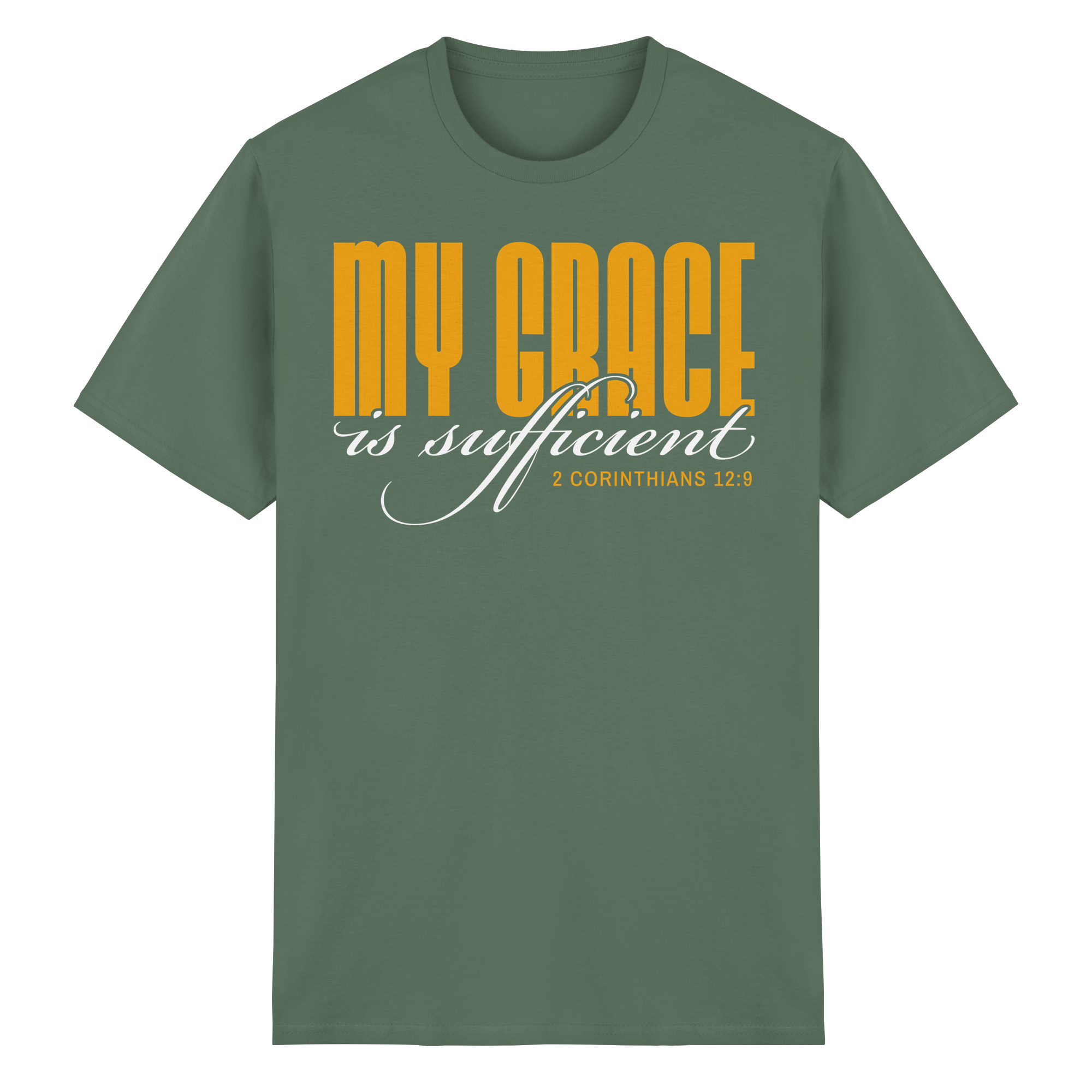 MY GRACE IS SUFFICIENT - Heavy Cotton T-Shirt