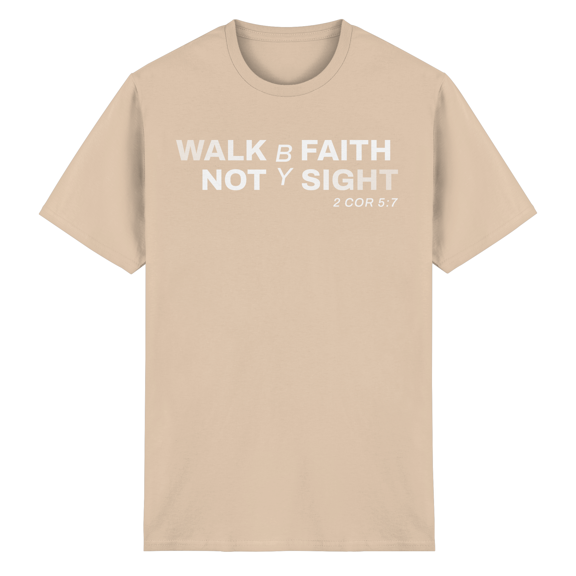 WALK BY FAITH - Heavy Cotton T-Shirt
