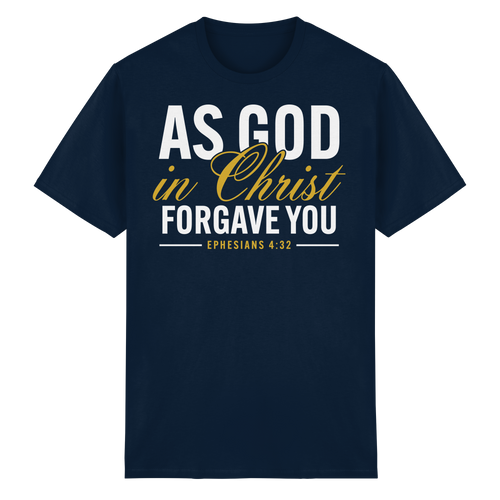 AS GOD IN CHRIST FORGAVE YOU - Heavy Cotton T-Shirt