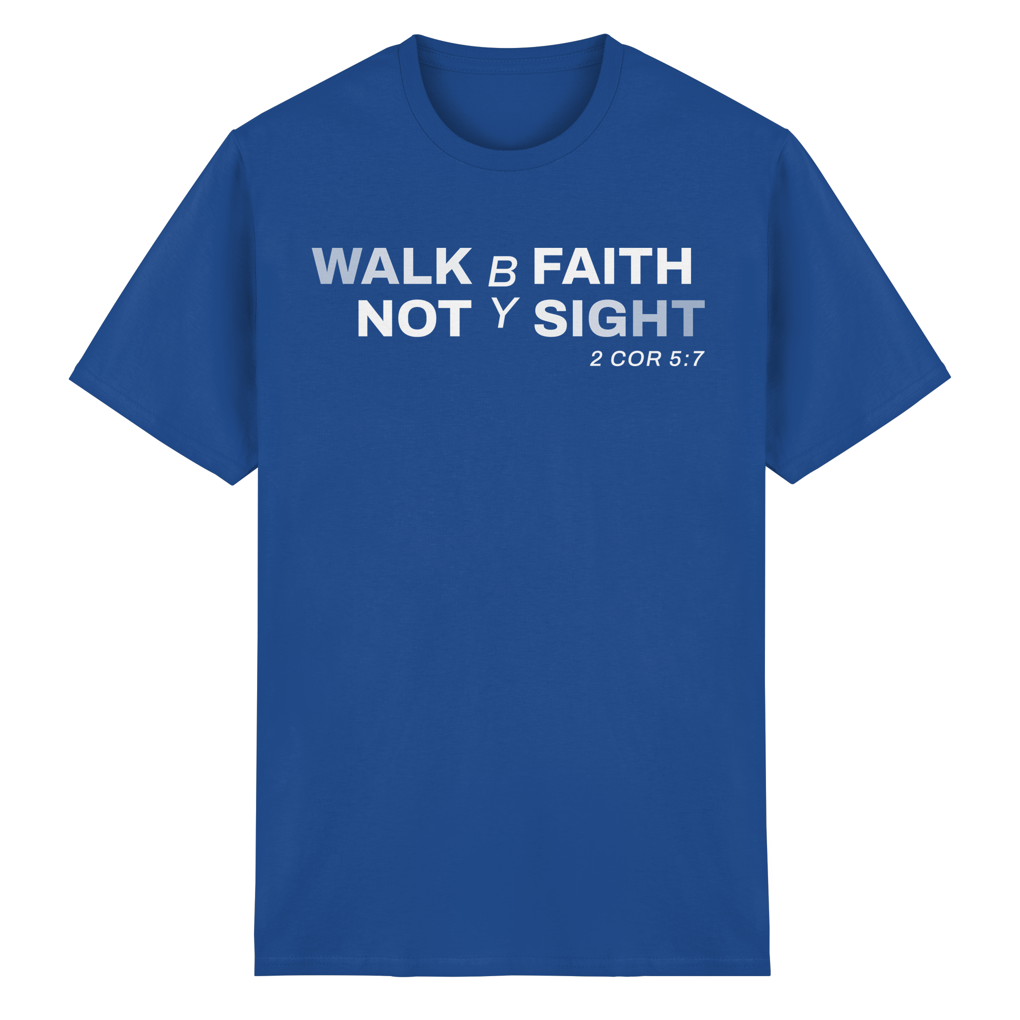 WALK BY FAITH - Heavy Cotton T-Shirt