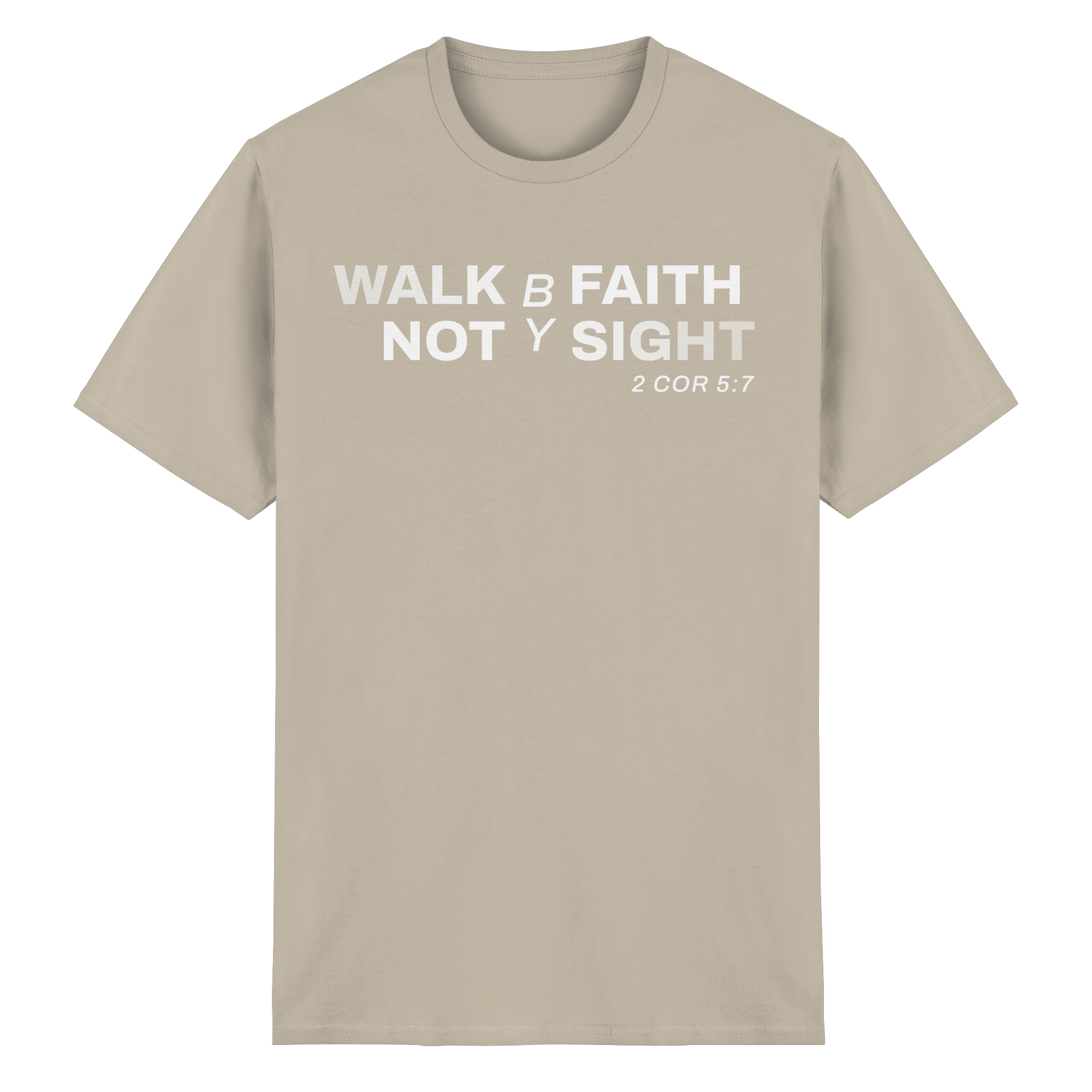 WALK BY FAITH - Heavy Cotton T-Shirt
