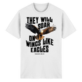 THEY WILL SOAR UP ON WINGS LIKE EAGLES - Heavy Cotton T-Shirt