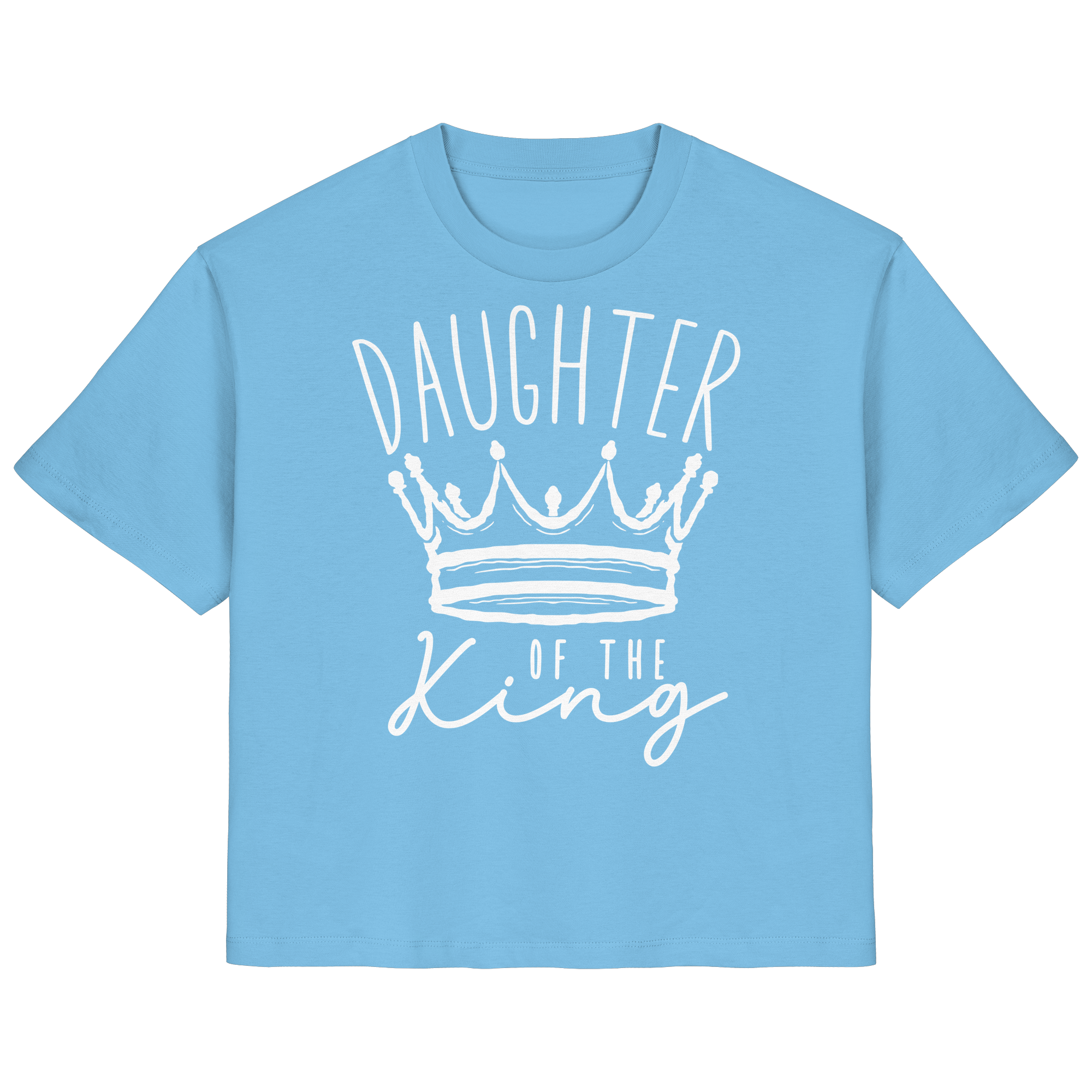 DAUGHTER OF THE KING - Frauen T-Shirt Bio Baumwolle