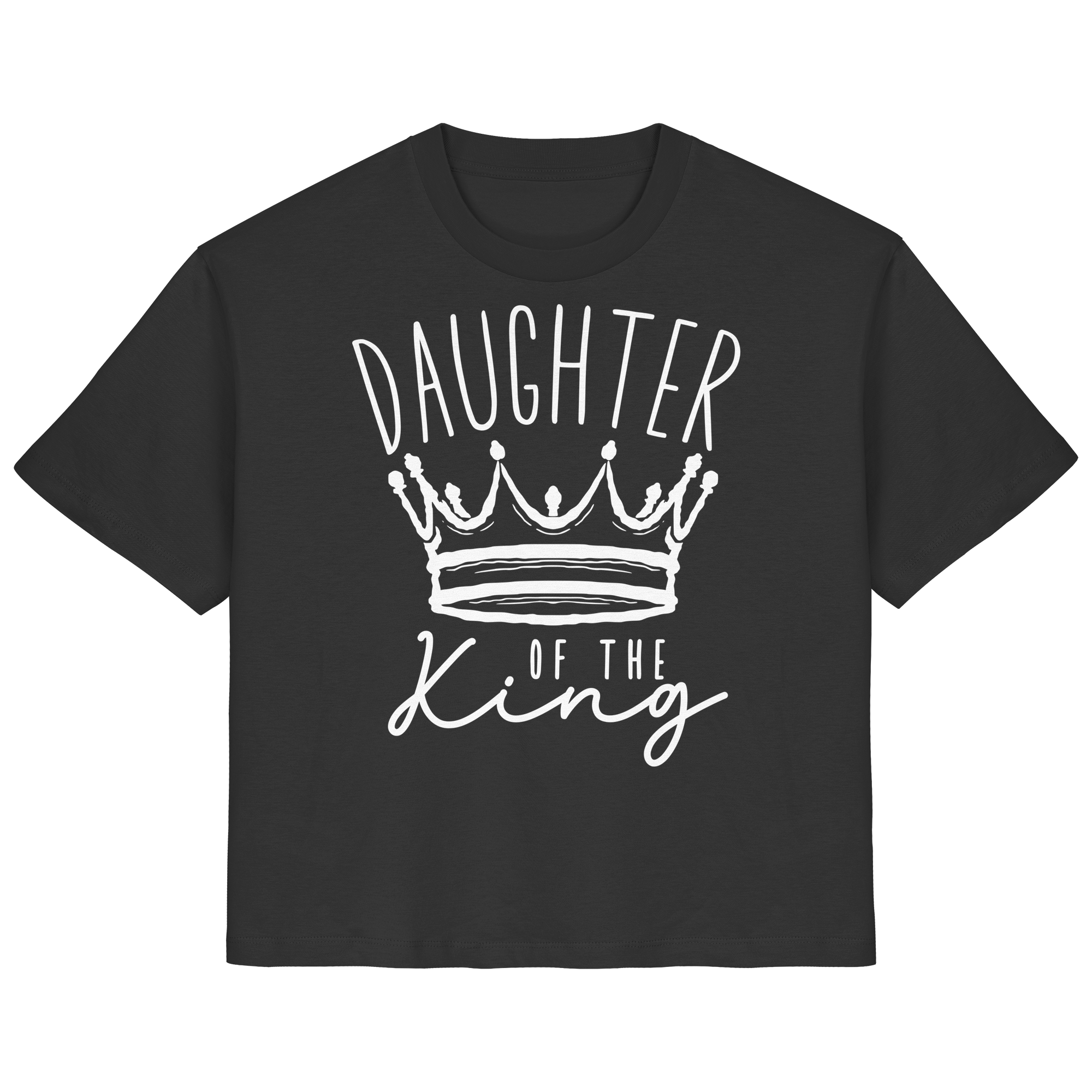 DAUGHTER OF THE KING - Frauen T-Shirt Bio Baumwolle