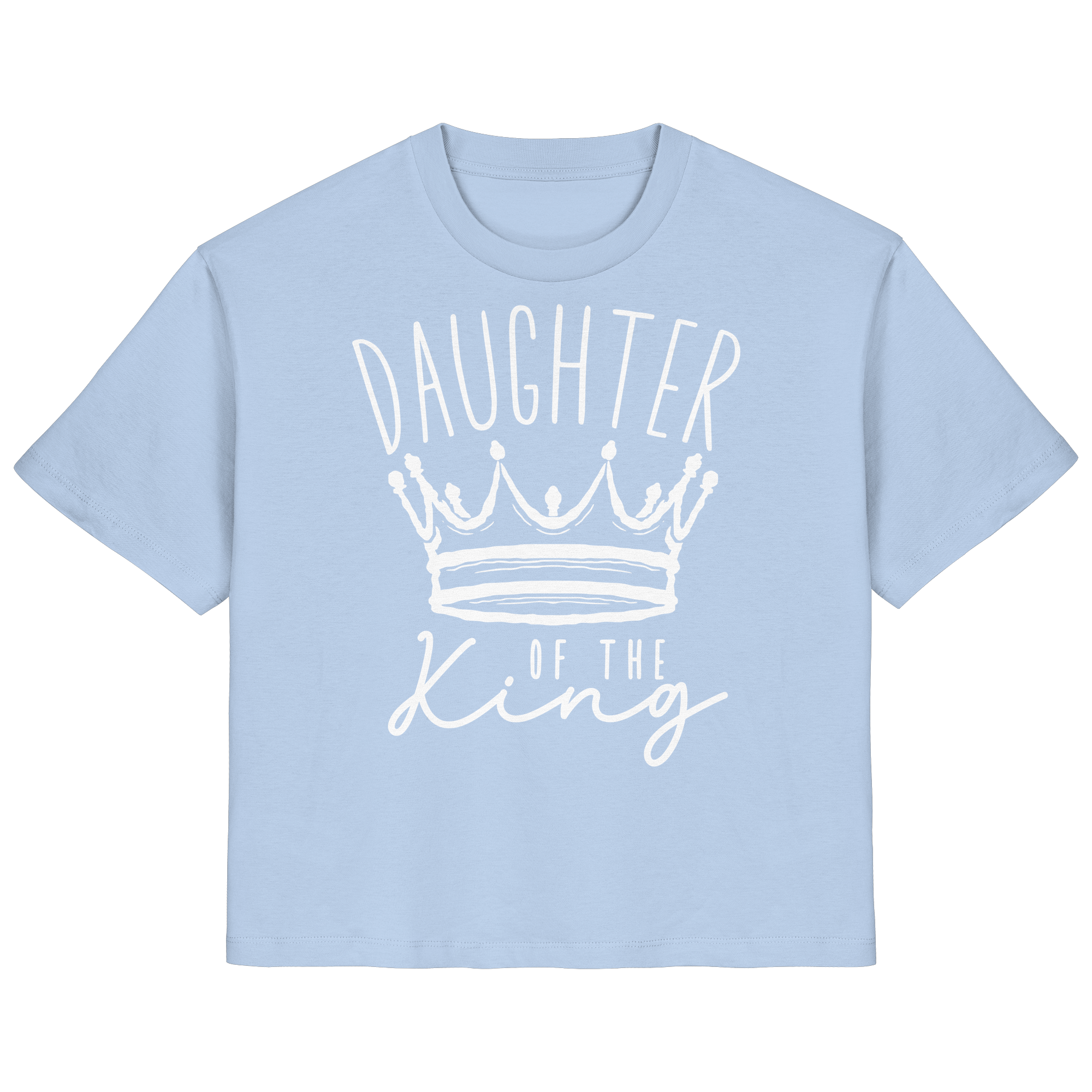 DAUGHTER OF THE KING - Frauen T-Shirt Bio Baumwolle
