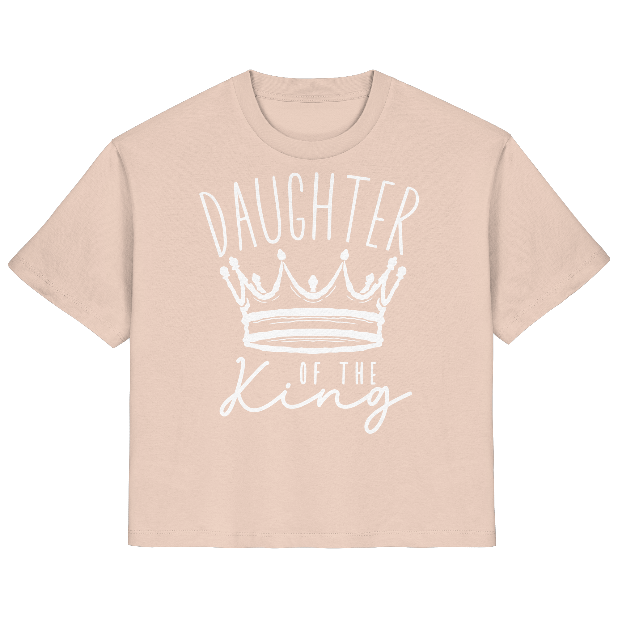 DAUGHTER OF THE KING - Frauen T-Shirt Bio Baumwolle