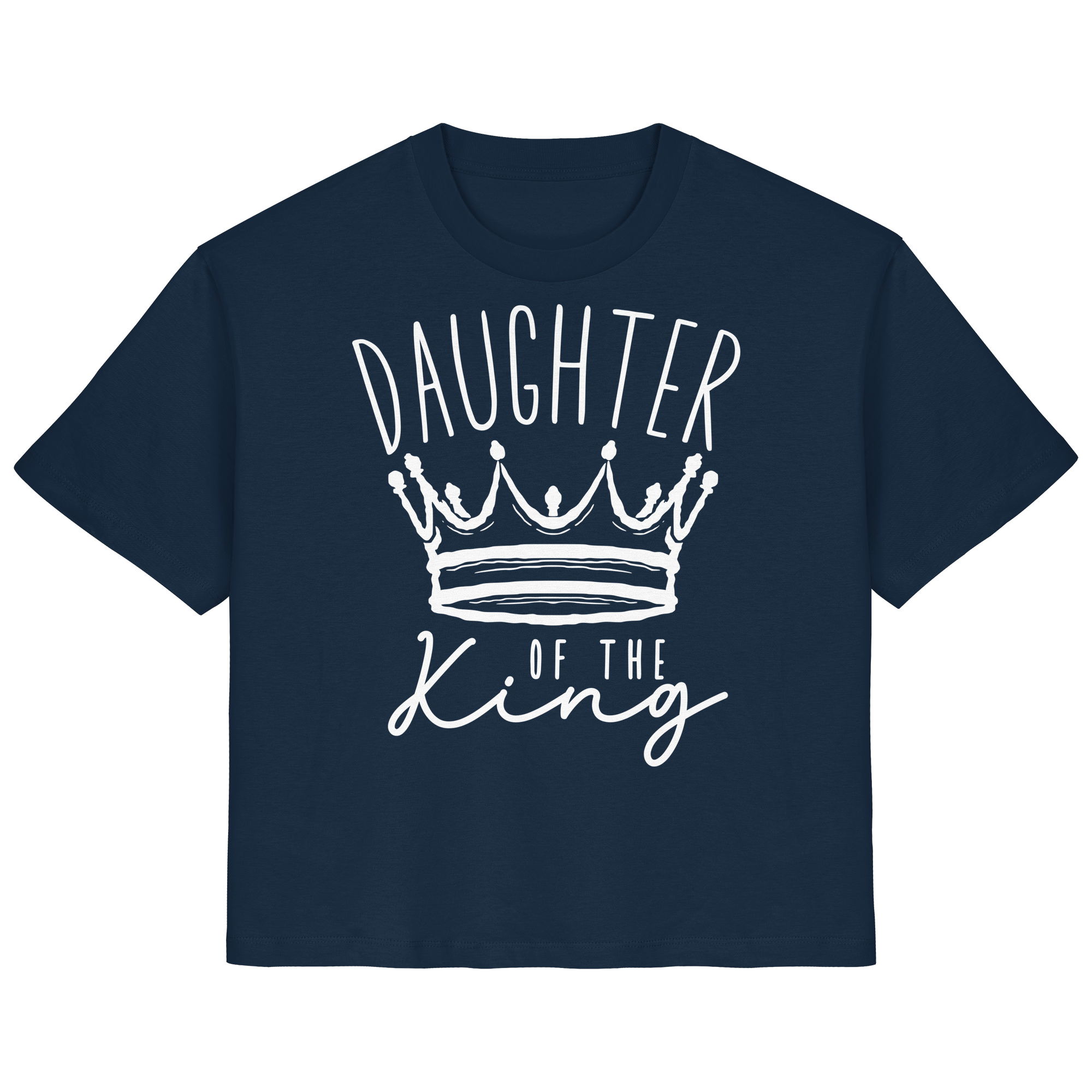 DAUGHTER OF THE KING - Frauen T-Shirt Bio Baumwolle
