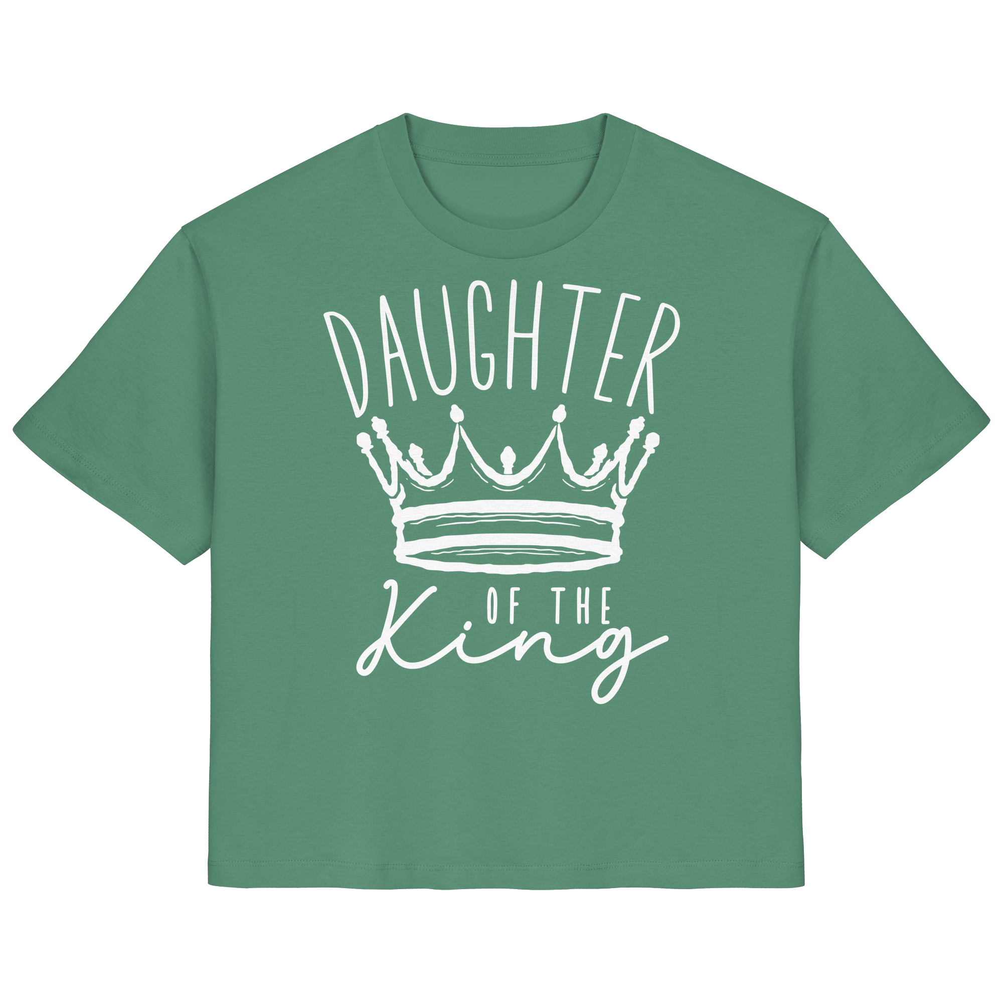 DAUGHTER OF THE KING - Frauen T-Shirt Bio Baumwolle