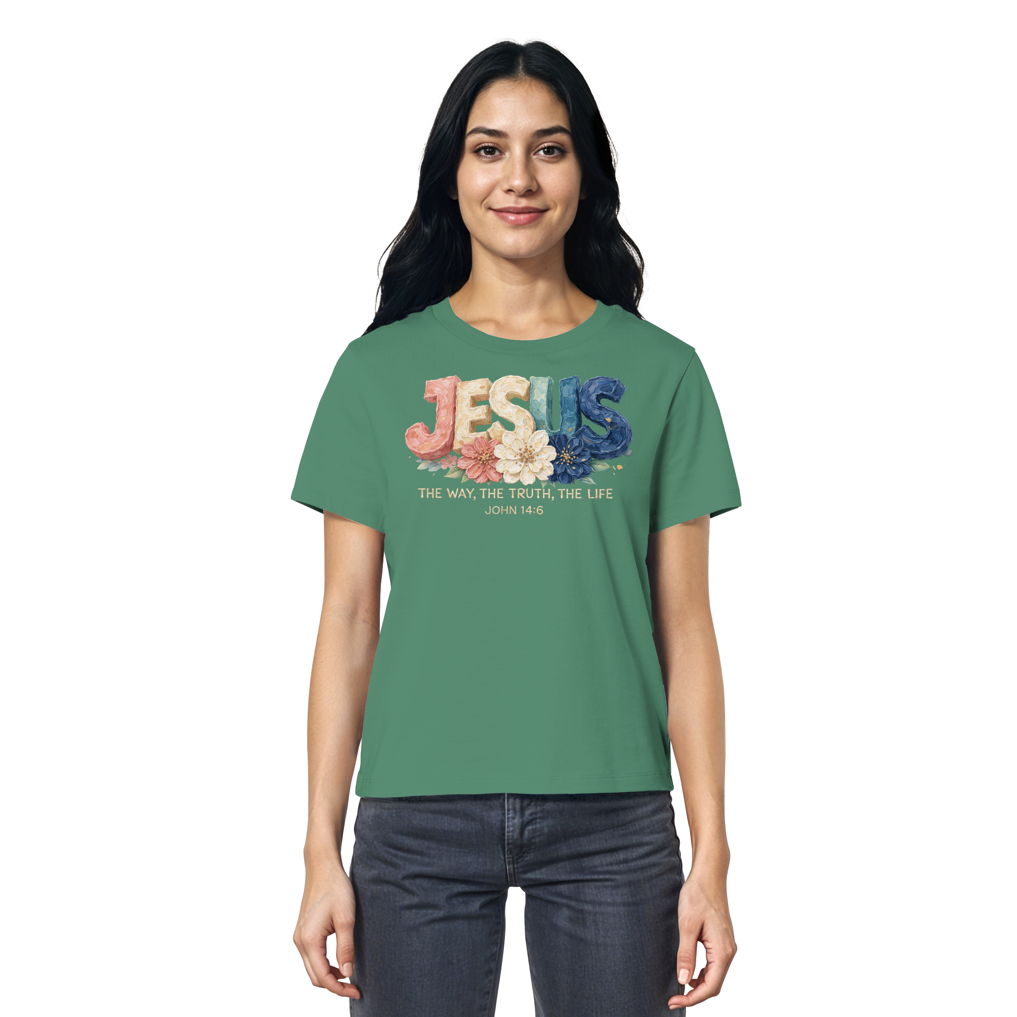 JESUS THE WAY THE TRUTH THE LIFE - T-Shirt Bio Baumwolle