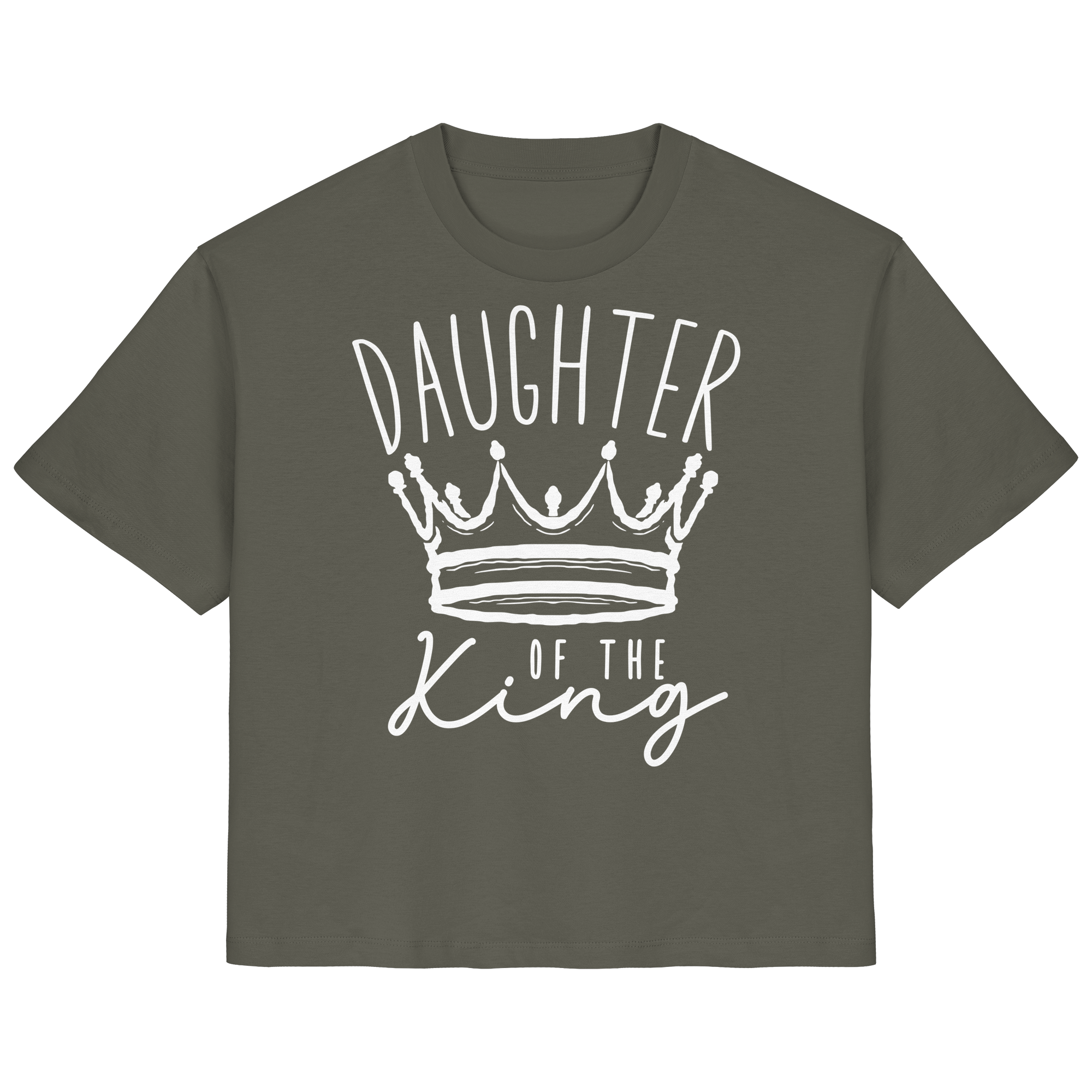 DAUGHTER OF THE KING - Frauen T-Shirt Bio Baumwolle