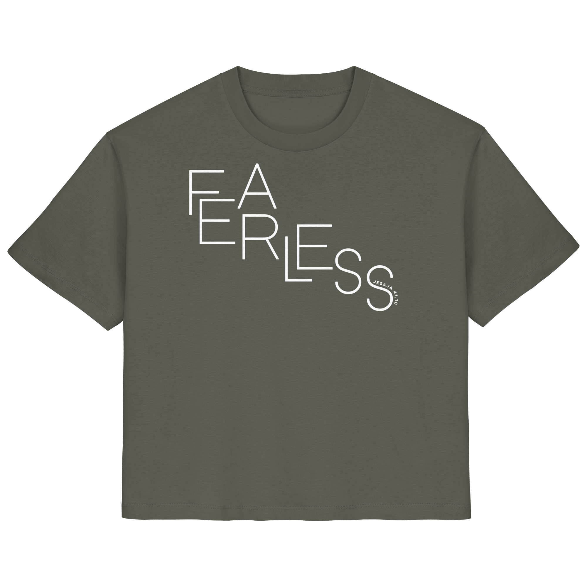 FEARLESS - Frauen T-Shirt Bio Baumwolle