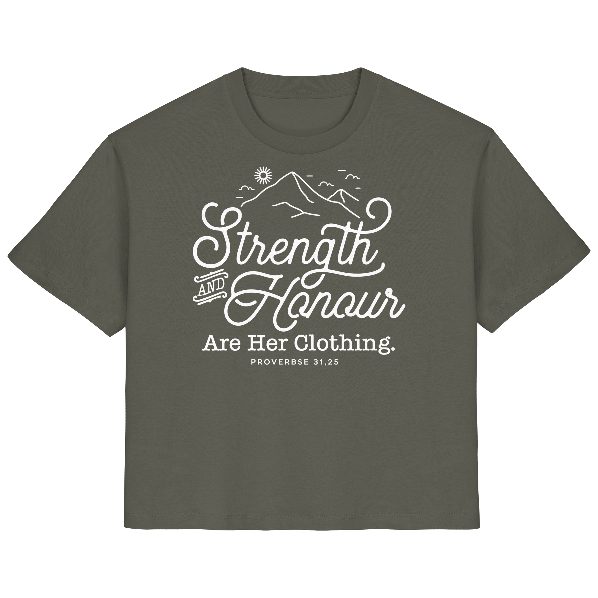 STRENGHT AND HONOR - T-Shirt Bio Baumwolle Frauen