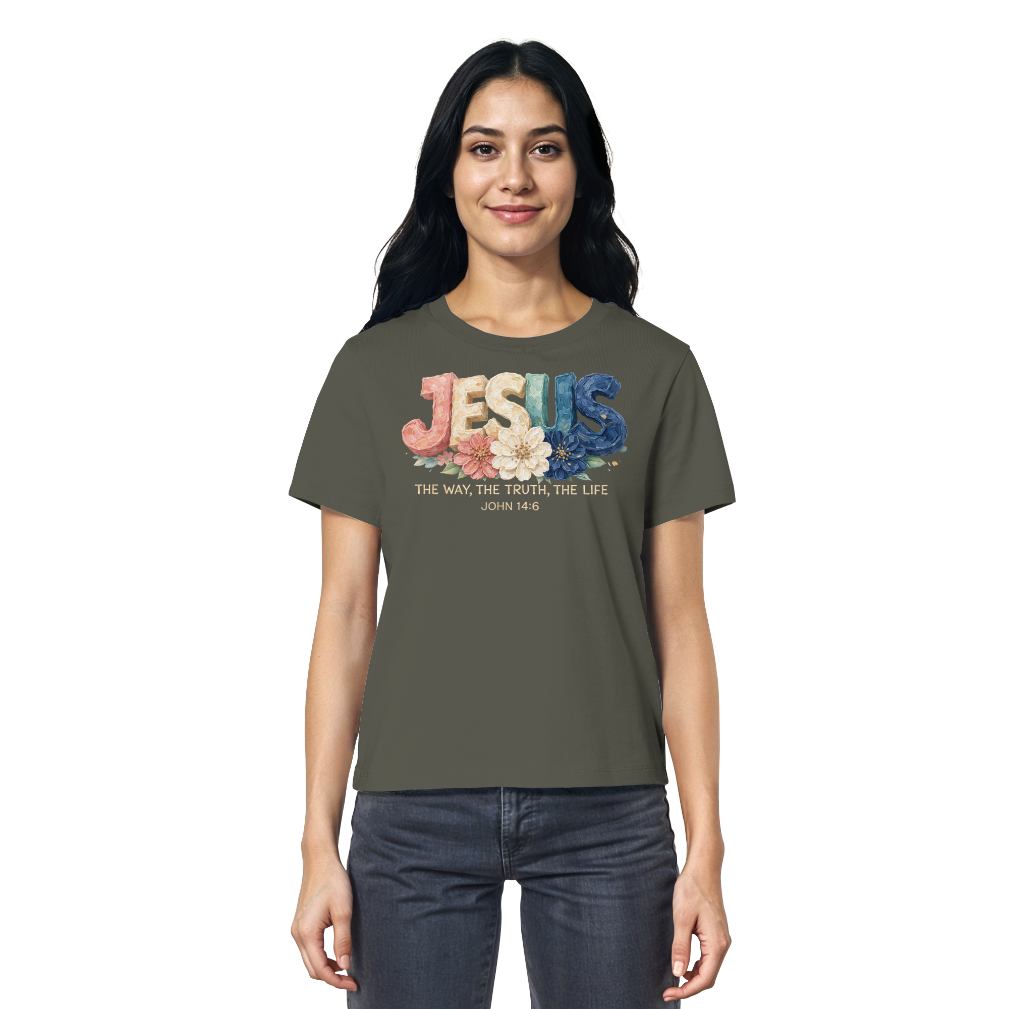 JESUS THE WAY THE TRUTH THE LIFE - T-Shirt Bio Baumwolle