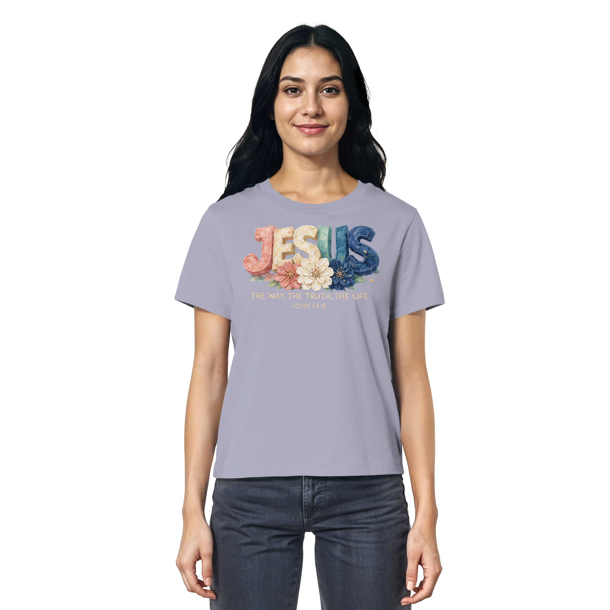 JESUS THE WAY THE TRUTH THE LIFE - T-Shirt Bio Baumwolle