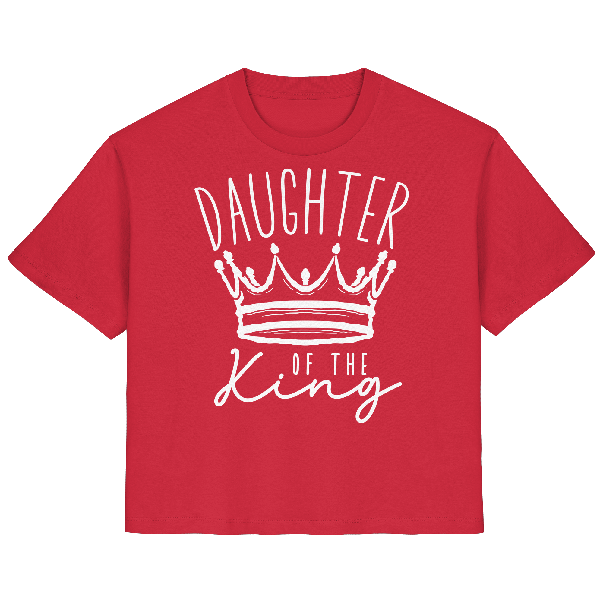 DAUGHTER OF THE KING - Frauen T-Shirt Bio Baumwolle