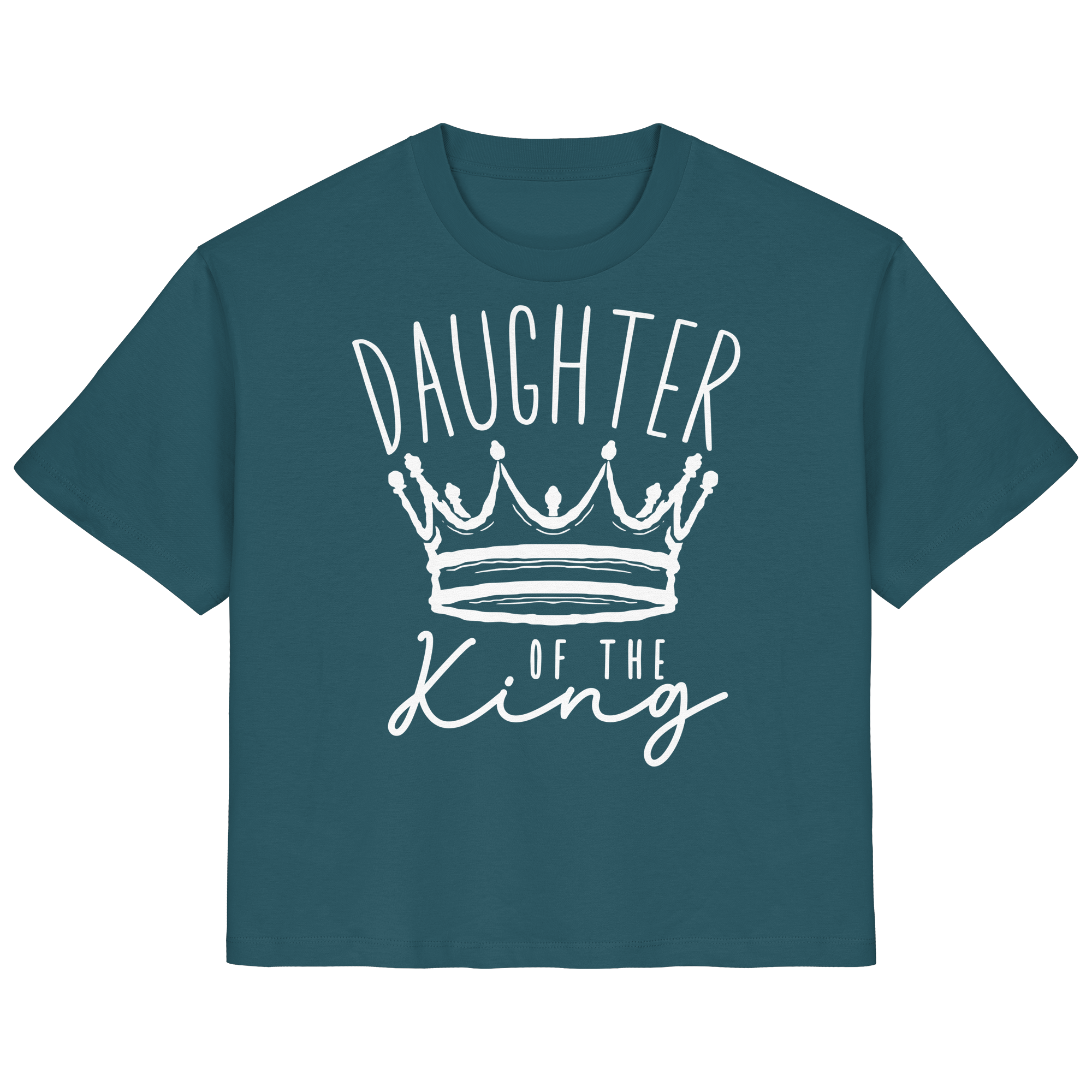 DAUGHTER OF THE KING - Frauen T-Shirt Bio Baumwolle